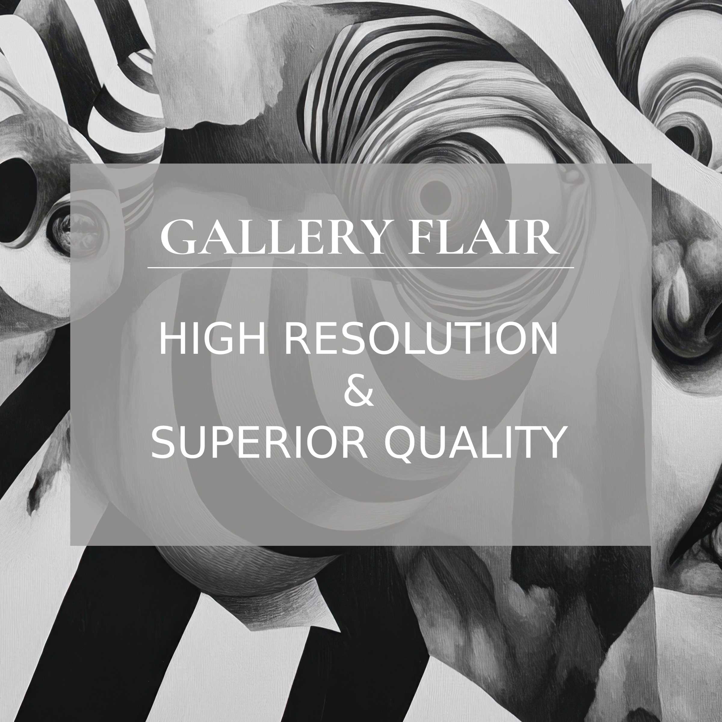 Elegant abstract black-and-white wallpaper for Mac and PC, high-resolution digital download for a calm home office workspace