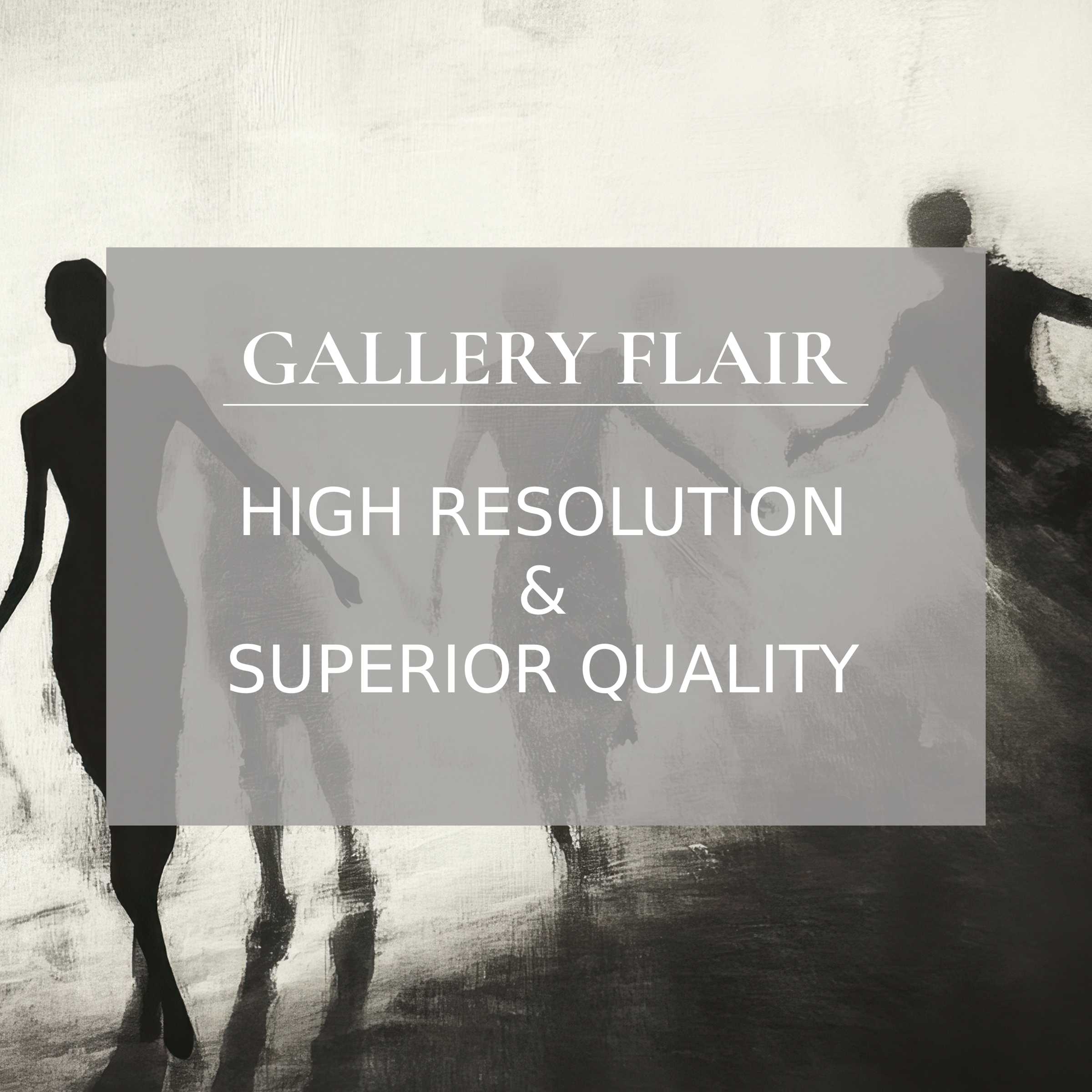 Elegant black and white abstract figures create a tranquil ambiance with this curated wallpaper for Mac and PC digital download