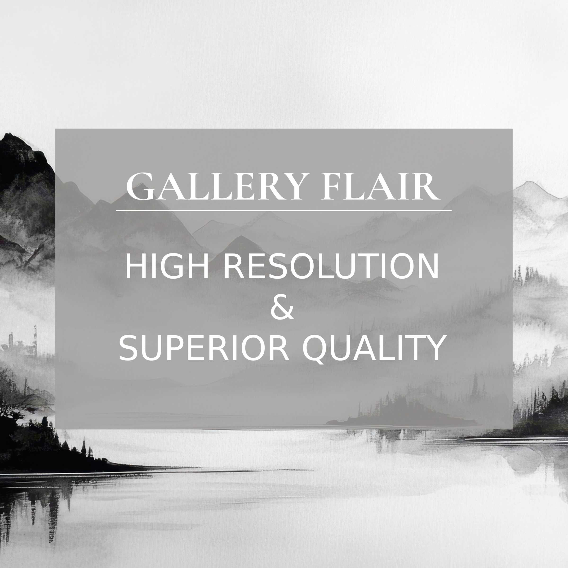 Elegant black and white iPad wallpaper featuring serene mountains and misty reflections, perfect high-resolution tablet background digital download