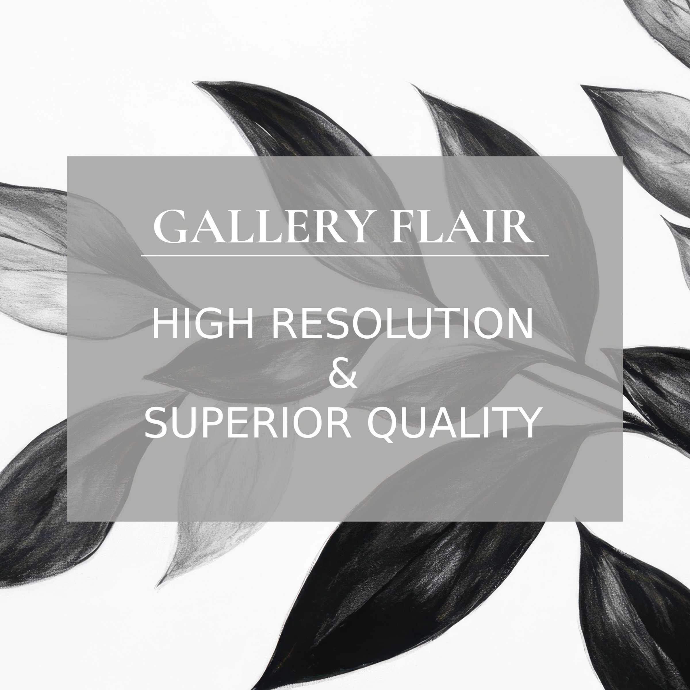 Elegant black-and-white leaf illustration offers a serene iPad wallpaper, perfect curated digital download for high-resolution tablet background