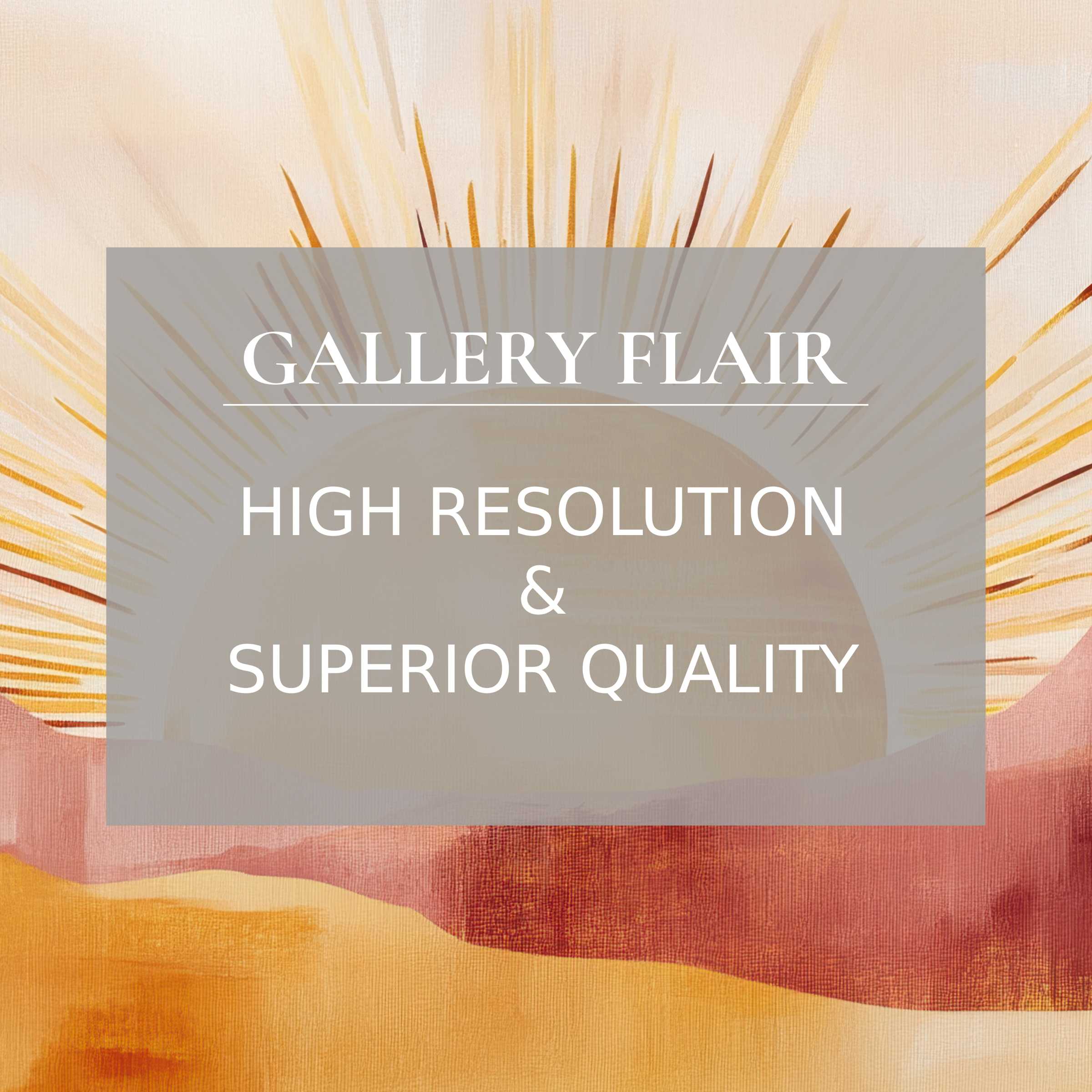 Elegant sunset art wallpaper for Mac and PC offering calm and inspiration with superior high-resolution digital download for your workspace
