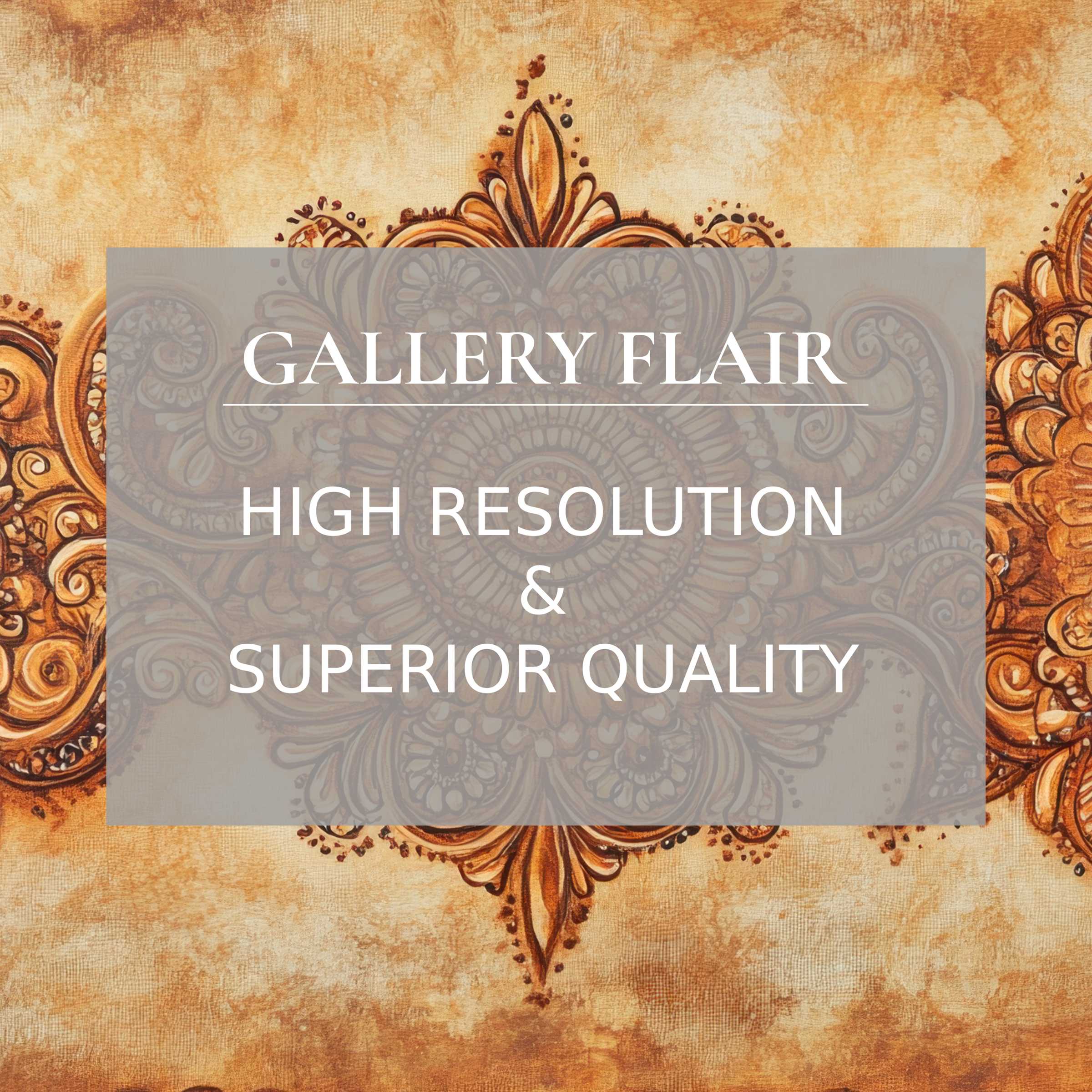 Elegant iPad wallpaper featuring warm, intricate mandala design for high-resolution digital download, ideal tablet background