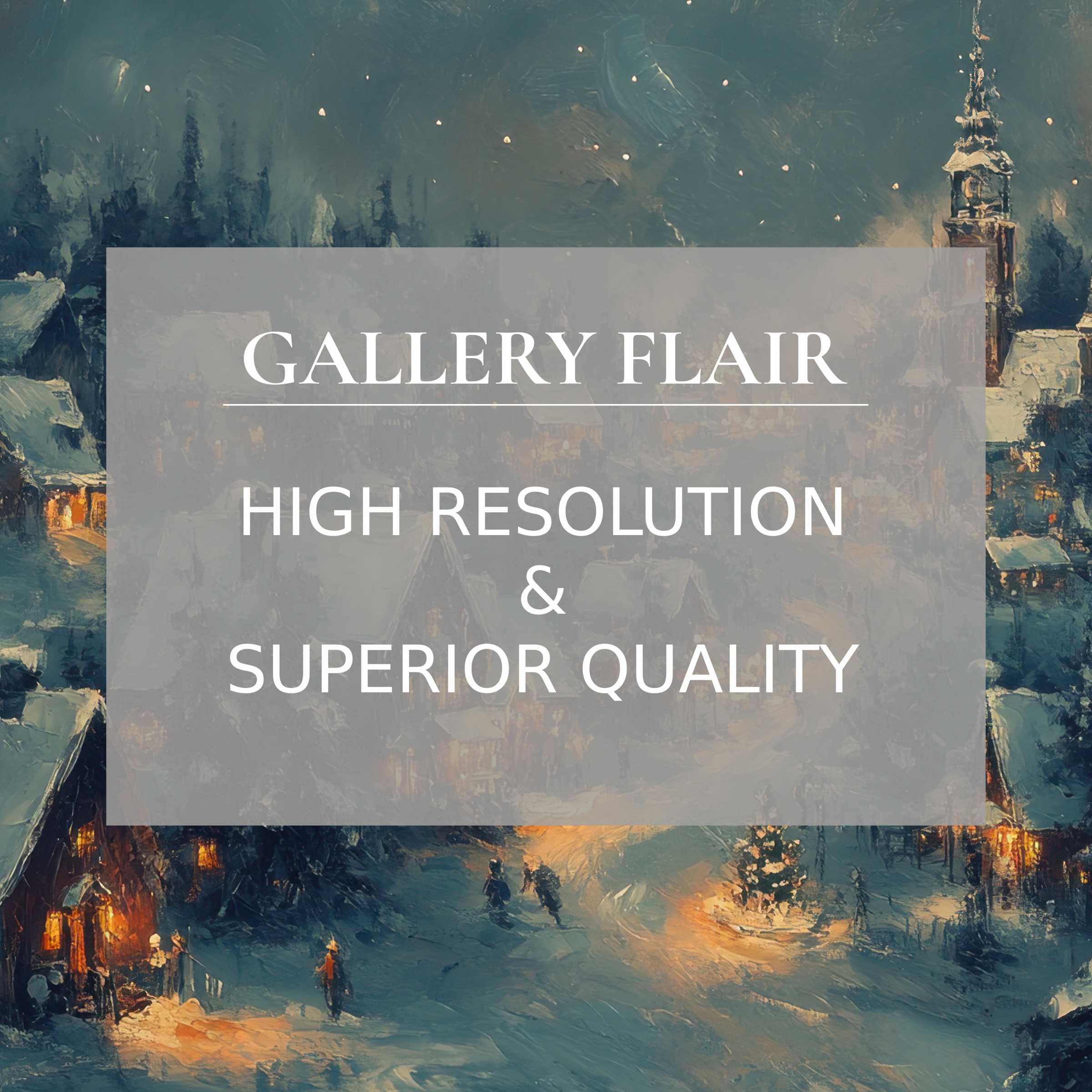 Elegant winter scene wallpaper for Mac and PC offering high-resolution digital download perfect for a serene home office ambience