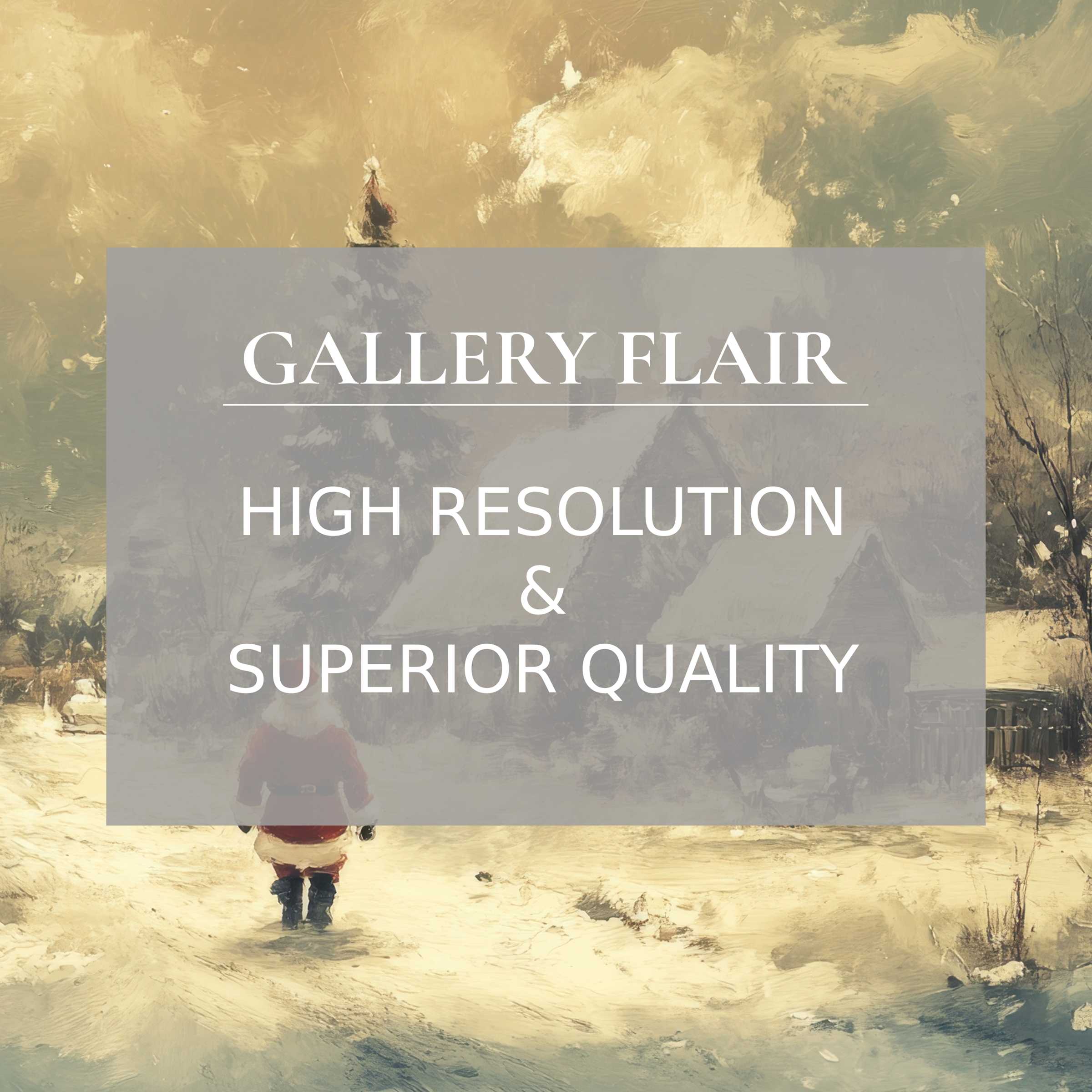 Warm painting of a winter scene with a snow-clad house, perfect iPad wallpaper for curated, high-resolution digital download