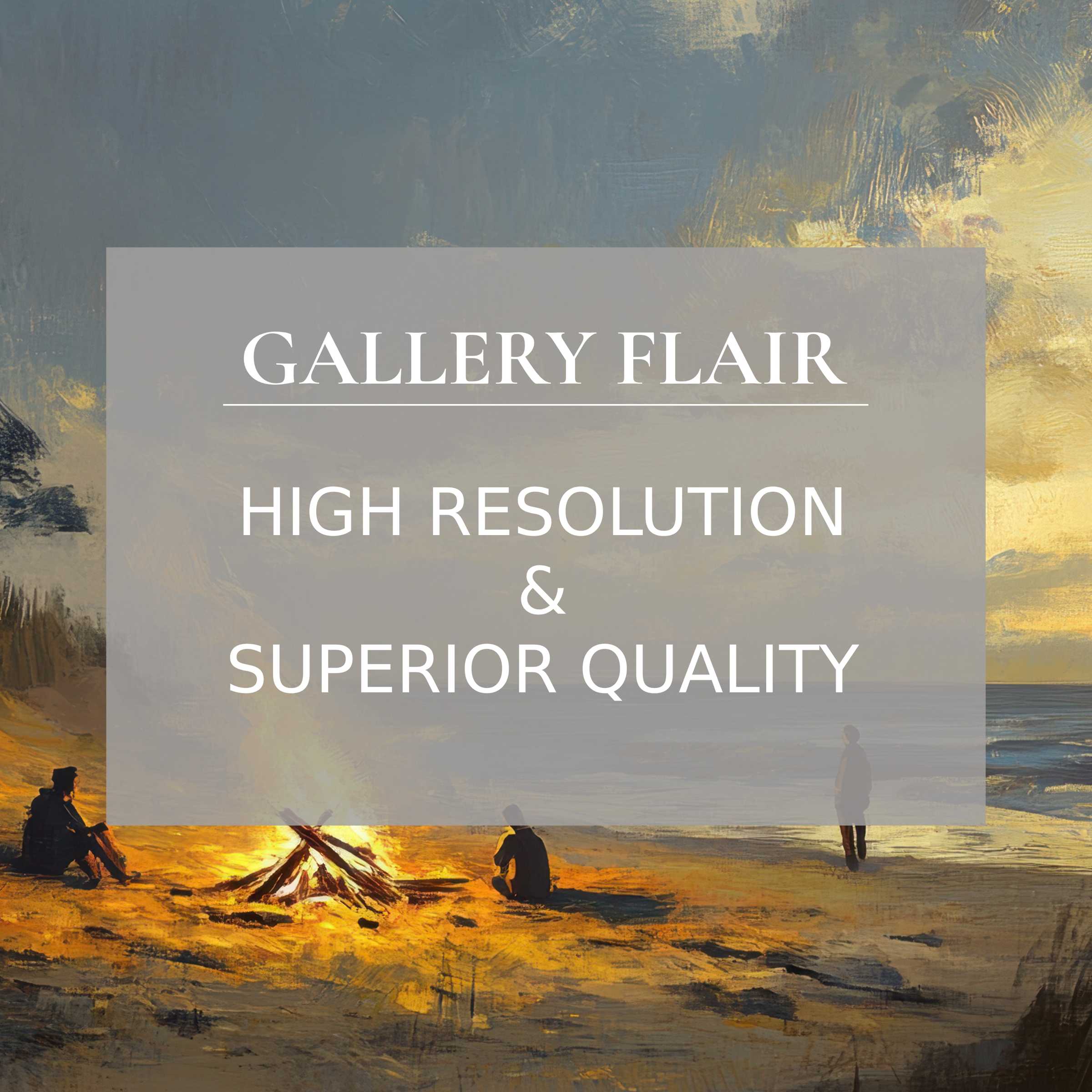 Serene campfire on a beach, this wallpaper for Mac and PC offers high-resolution digital download, perfect for mindful workspaces