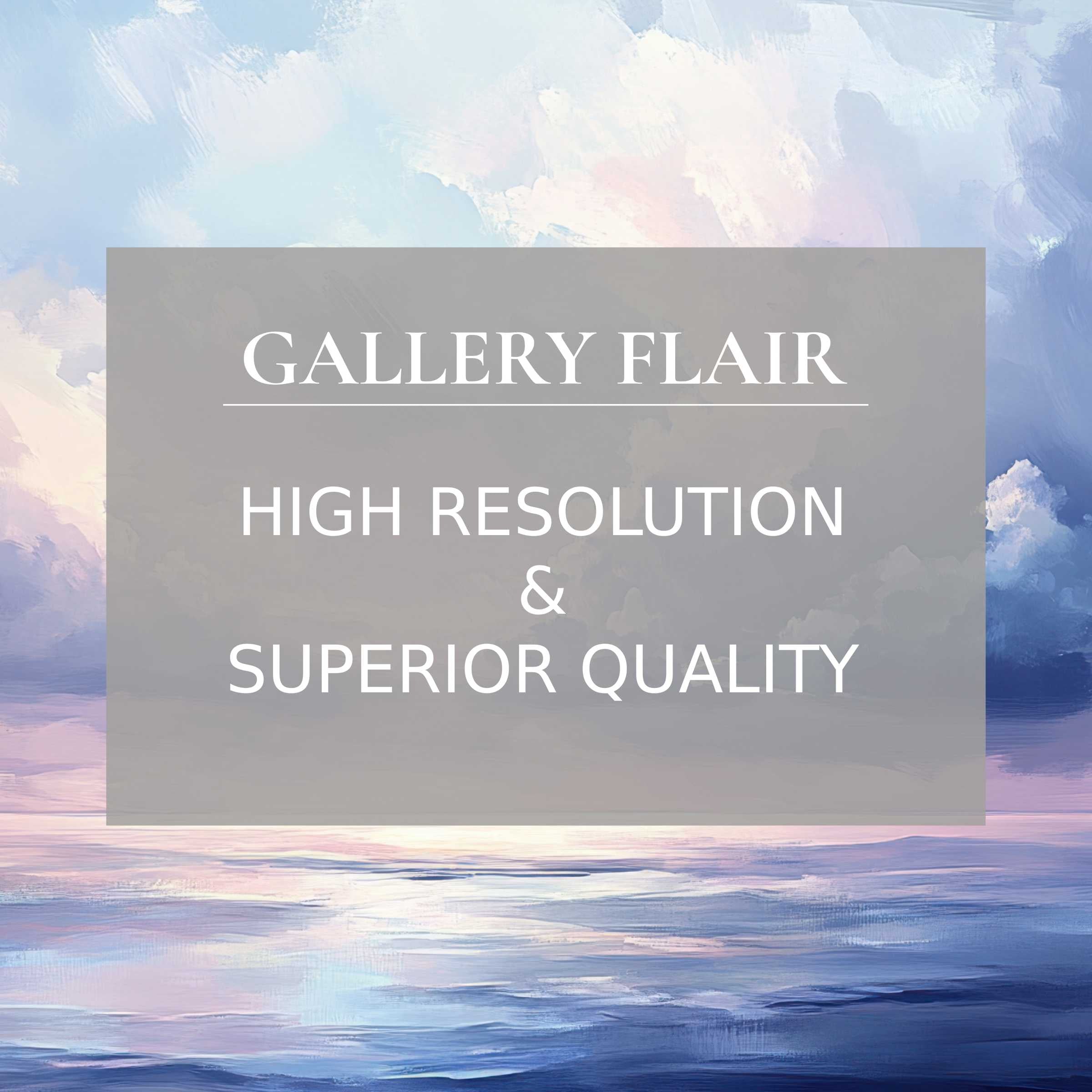 Serene pastel sky and ocean wallpaper for Mac and PC, inspiring high-resolution digital download for curated home office elegance