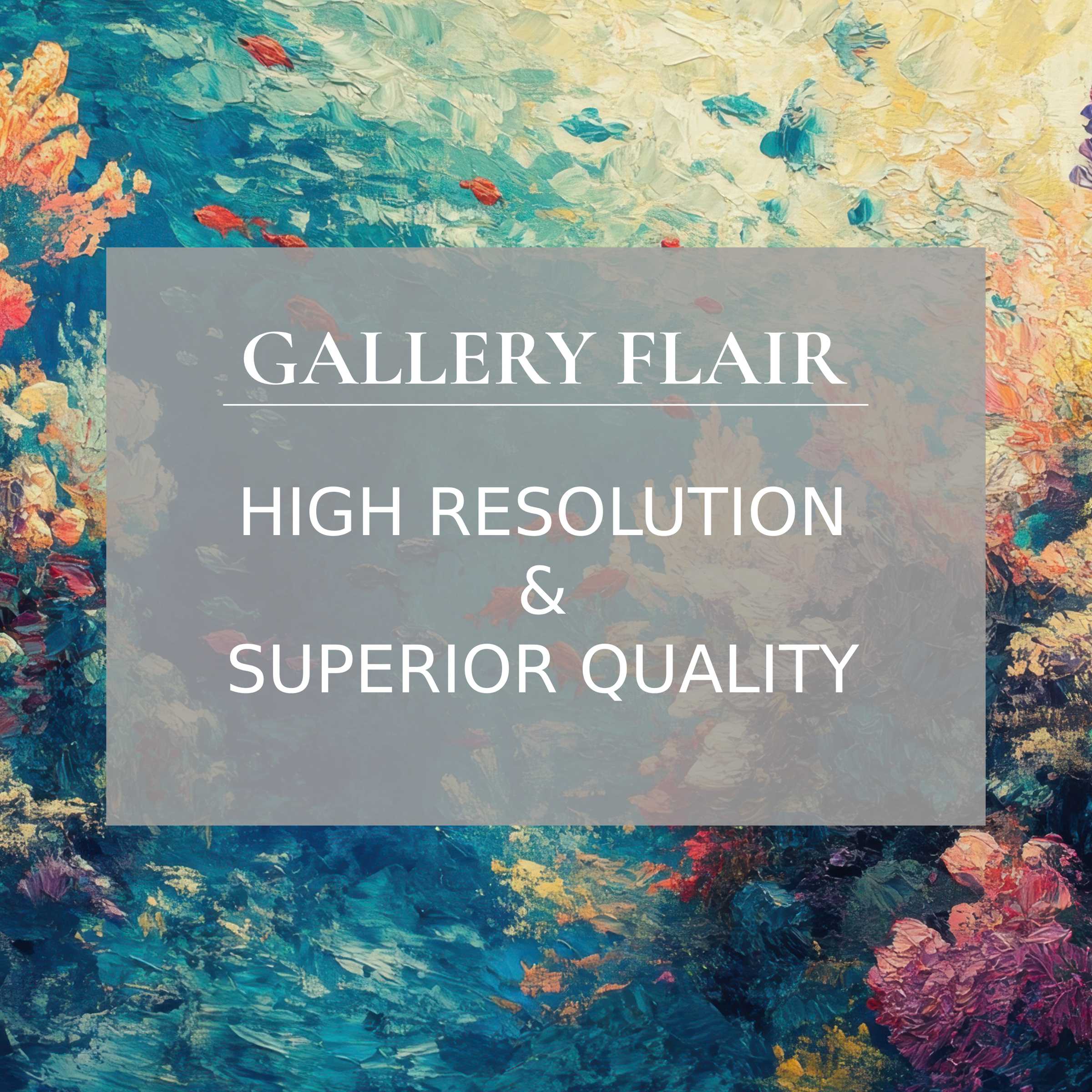 Vibrant iPad wallpaper featuring impressionist brushstrokes in oceanic hues, offering a curated, calming tablet background for easy digital download
