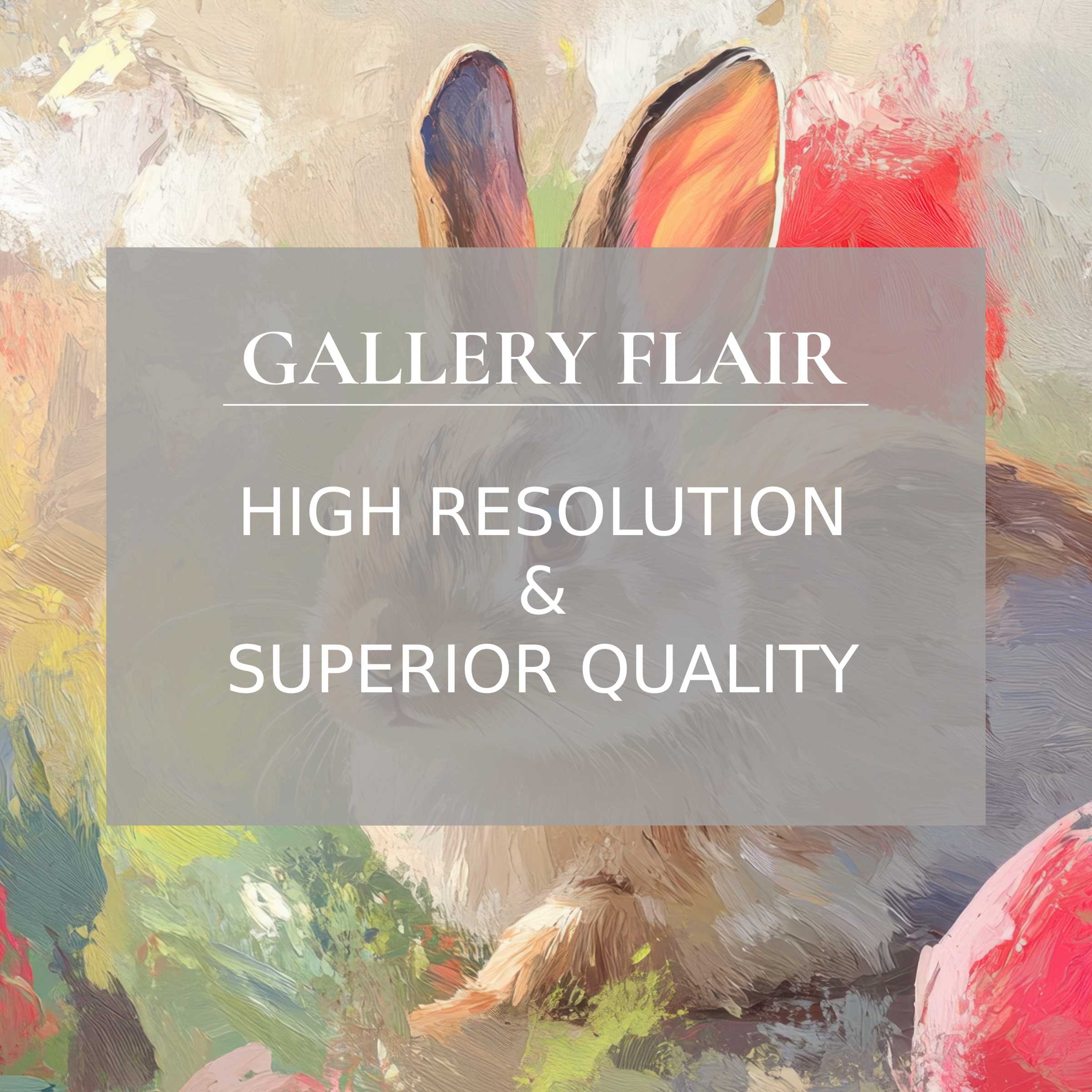 Elegant wallpaper for Mac and PC with calming bunny illustration captures serenity and vibrancy ready for digital download