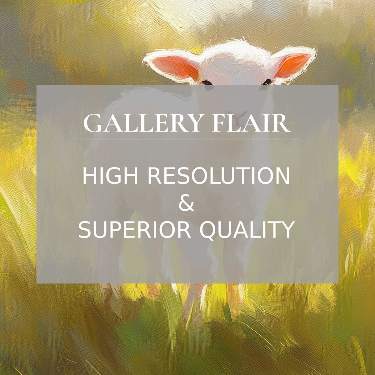 Elegant wallpaper for Mac and PC featuring a serene lamb in golden hues perfect for mindful home office digital download