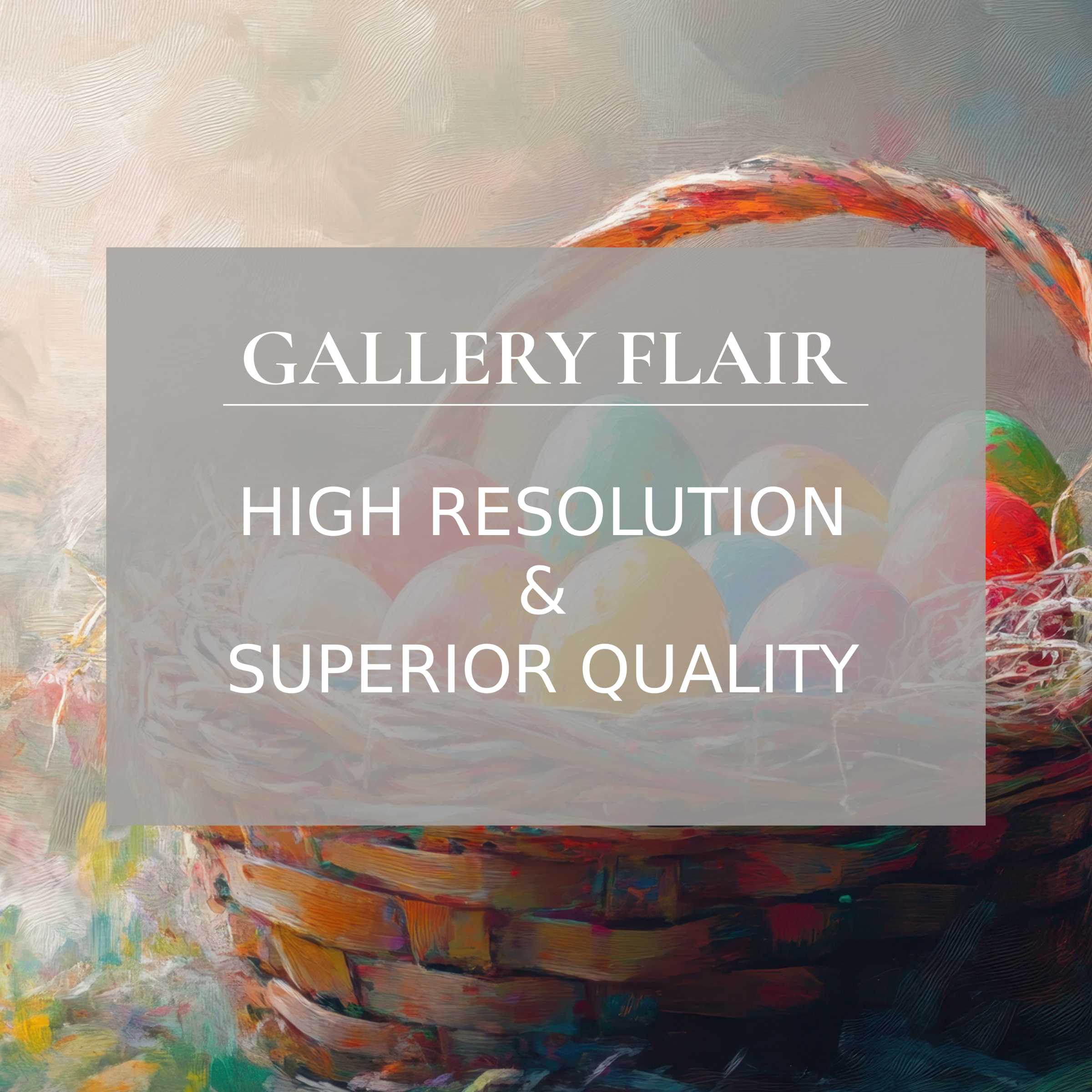 Colorful iPad wallpaper featuring an artistic basket of pastel eggs, offering a high-resolution, curated digital download for serene tablet backgrounds