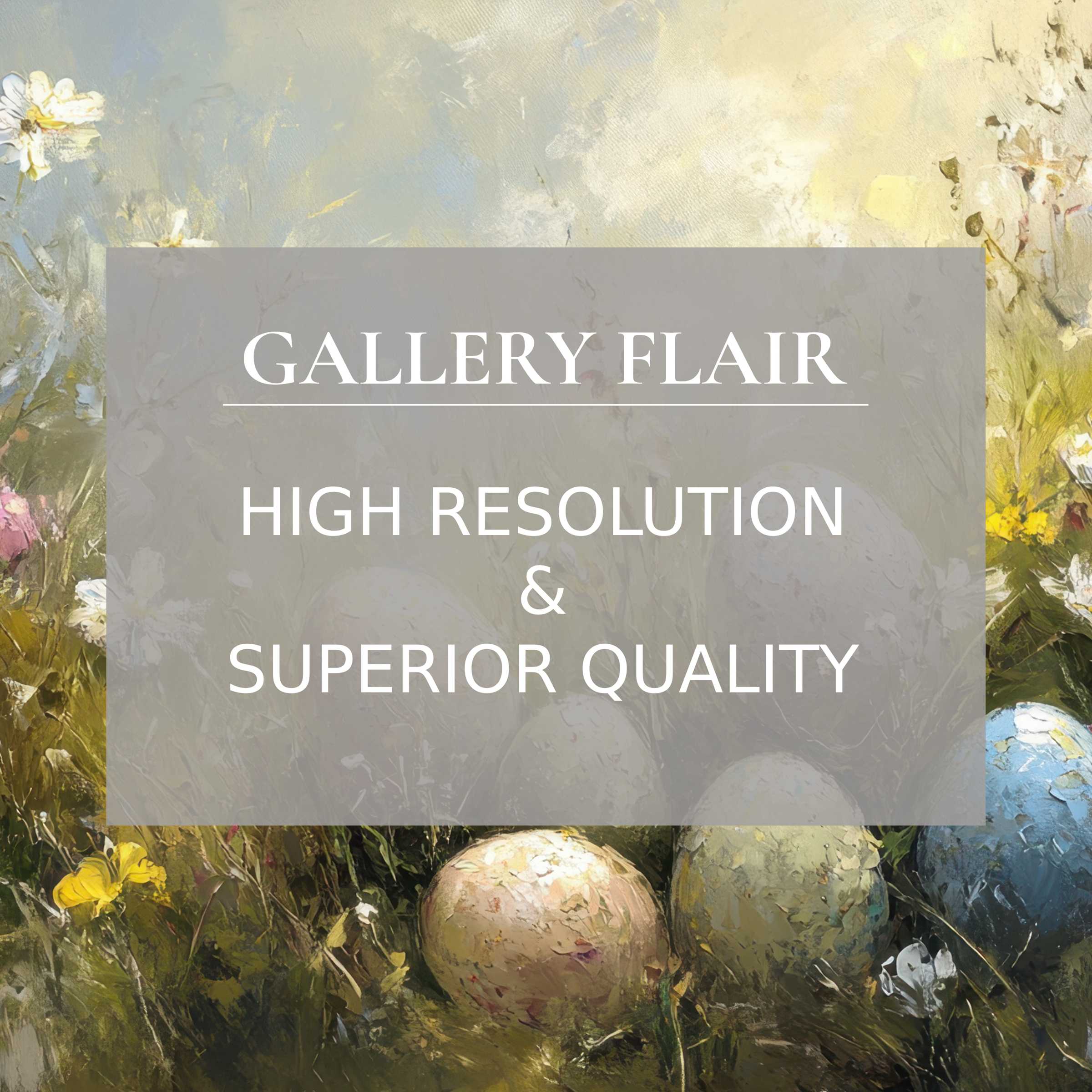 Elegant iPad wallpaper featuring serene impressionist blossoms and eggs, ideal curated digital download for high-resolution tablet backgrounds