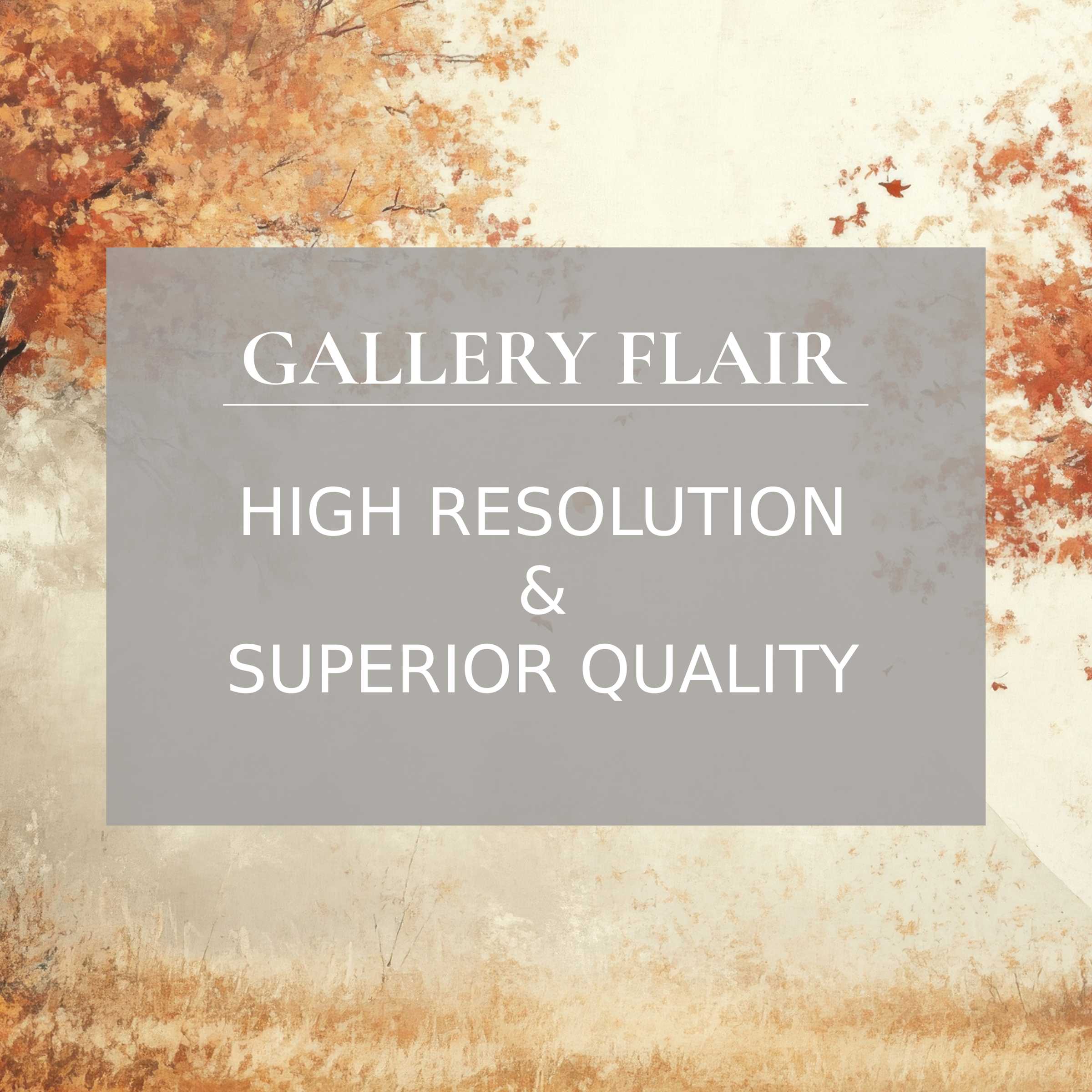 Elegant autumn-themed wallpaper for Mac and PC brings calm serenity to your home office with high-resolution digital download