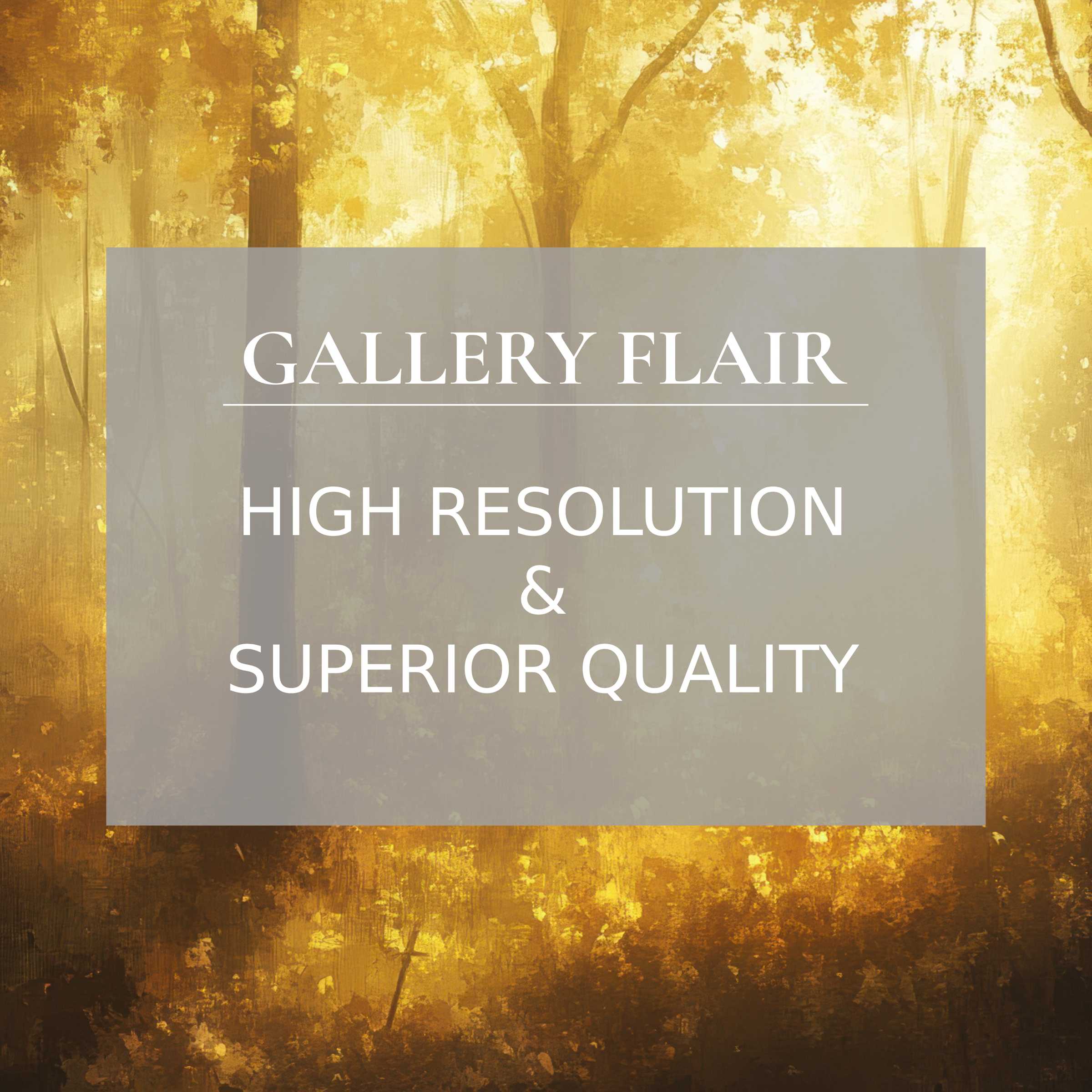 Elegant golden forest scene wallpaper for Mac and PC, inspiring calm and mindfulness, ideal for any high-resolution digital download workspace