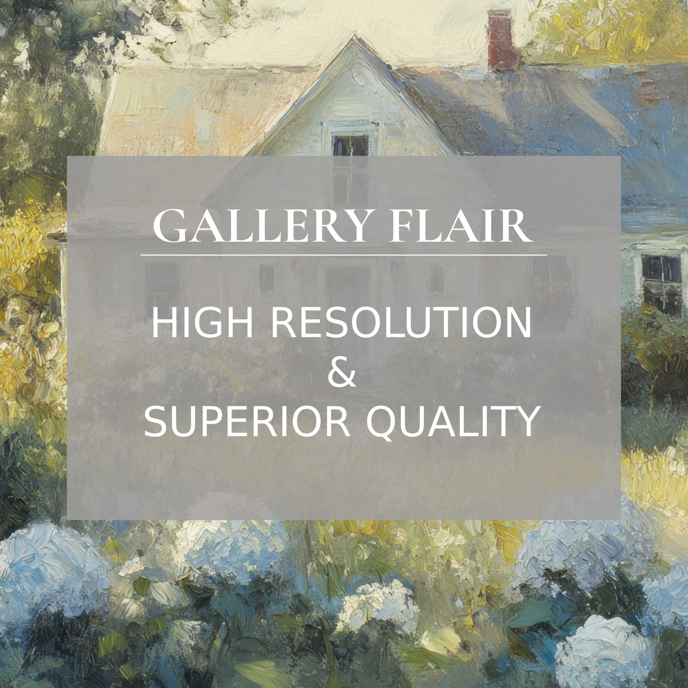 Elegant Wallpaper for Mac and PC featuring a high-resolution digital download of a serene, curated cottage scene for a mindful workspace