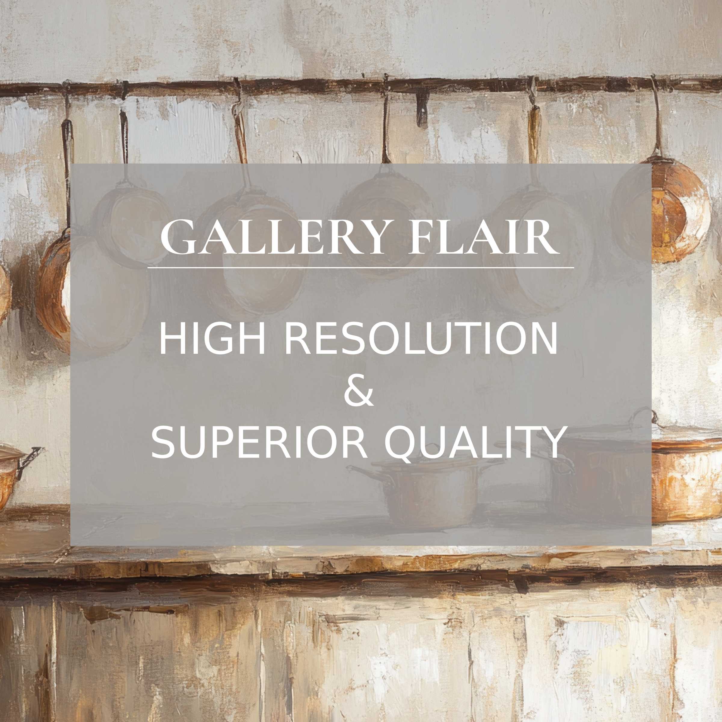 Elegant iPad wallpaper featuring rustic kitchen cookware art in high-resolution for a curated digital download, ideal tablet background