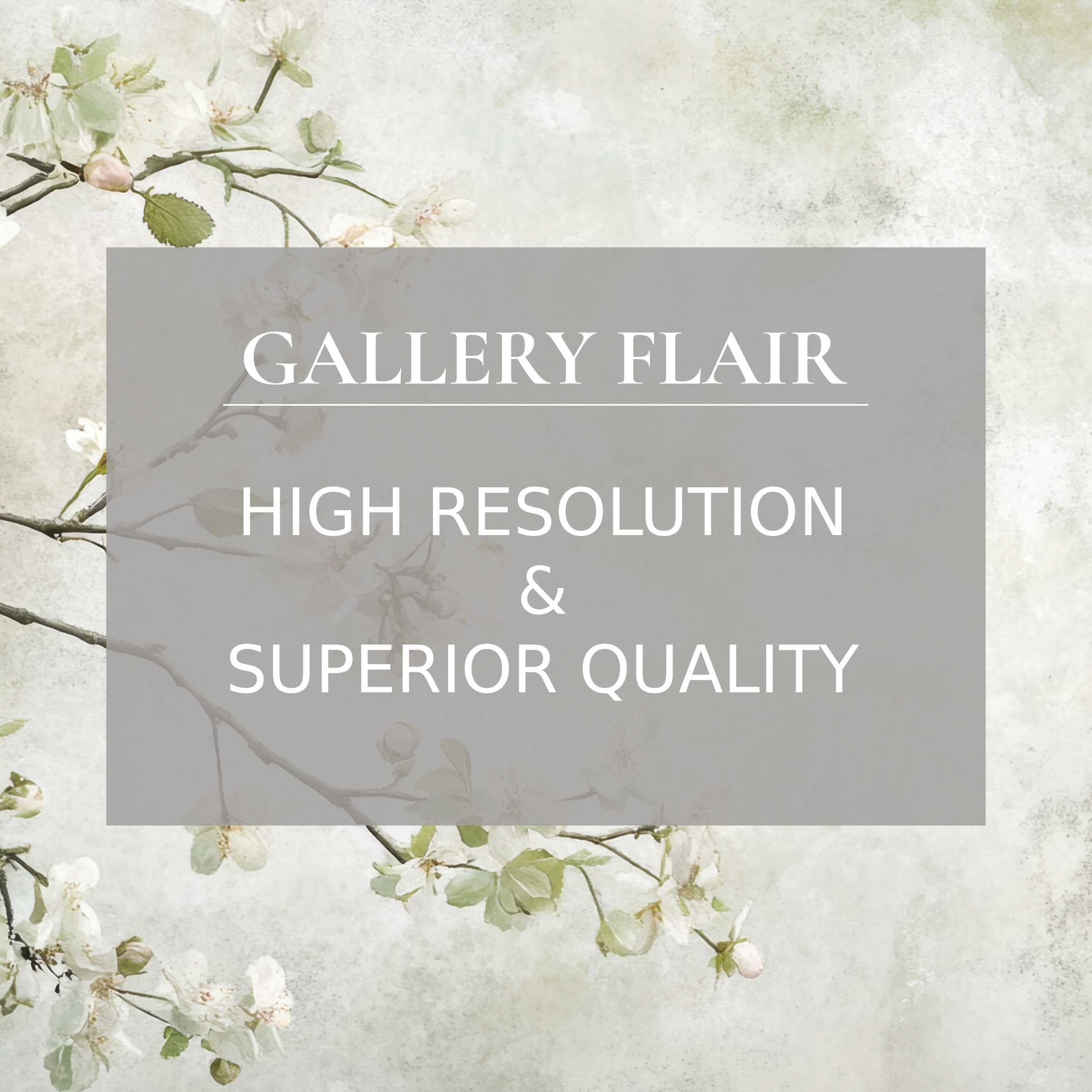 Delicate floral design wallpaper for Mac and PC, high-resolution digital download for serene home office, curated for elegance