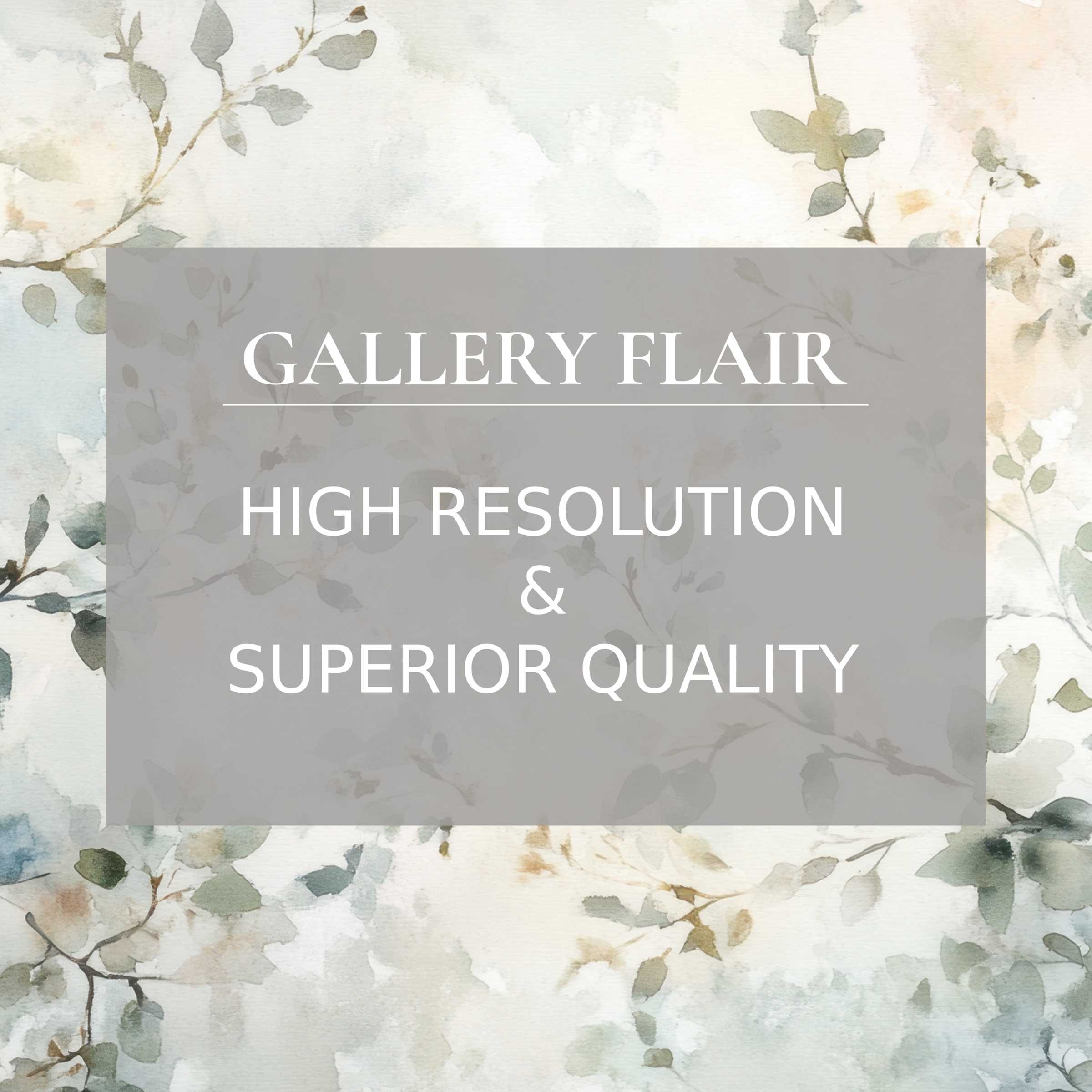 Elegant watercolor foliage wallpaper for Mac and PC offering calm inspiration; high-resolution digital download for curated home office workspace