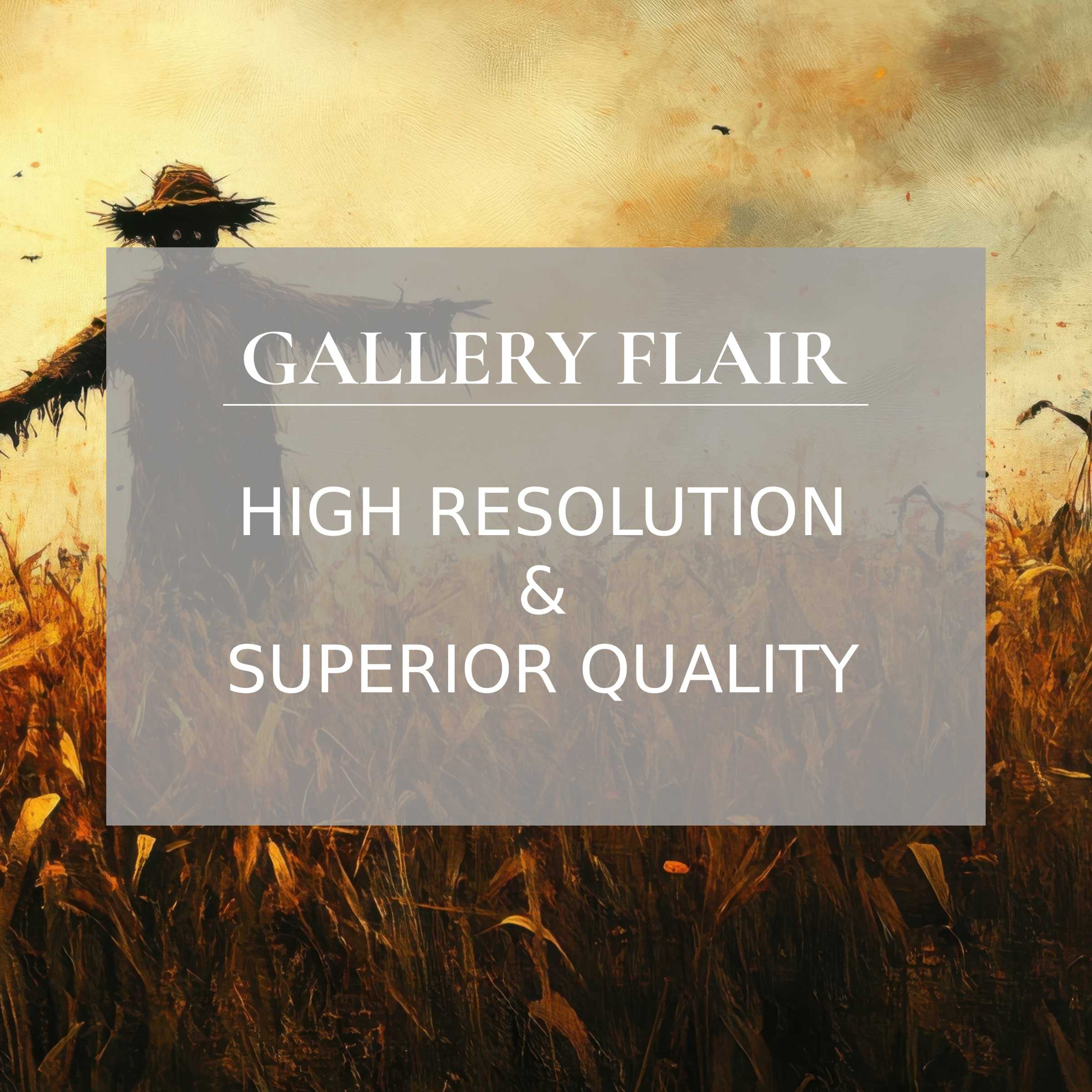 Autumn field artwork, perfect wallpaper for Mac and PC, inspires calm and elegance; high-resolution digital download for any workspace