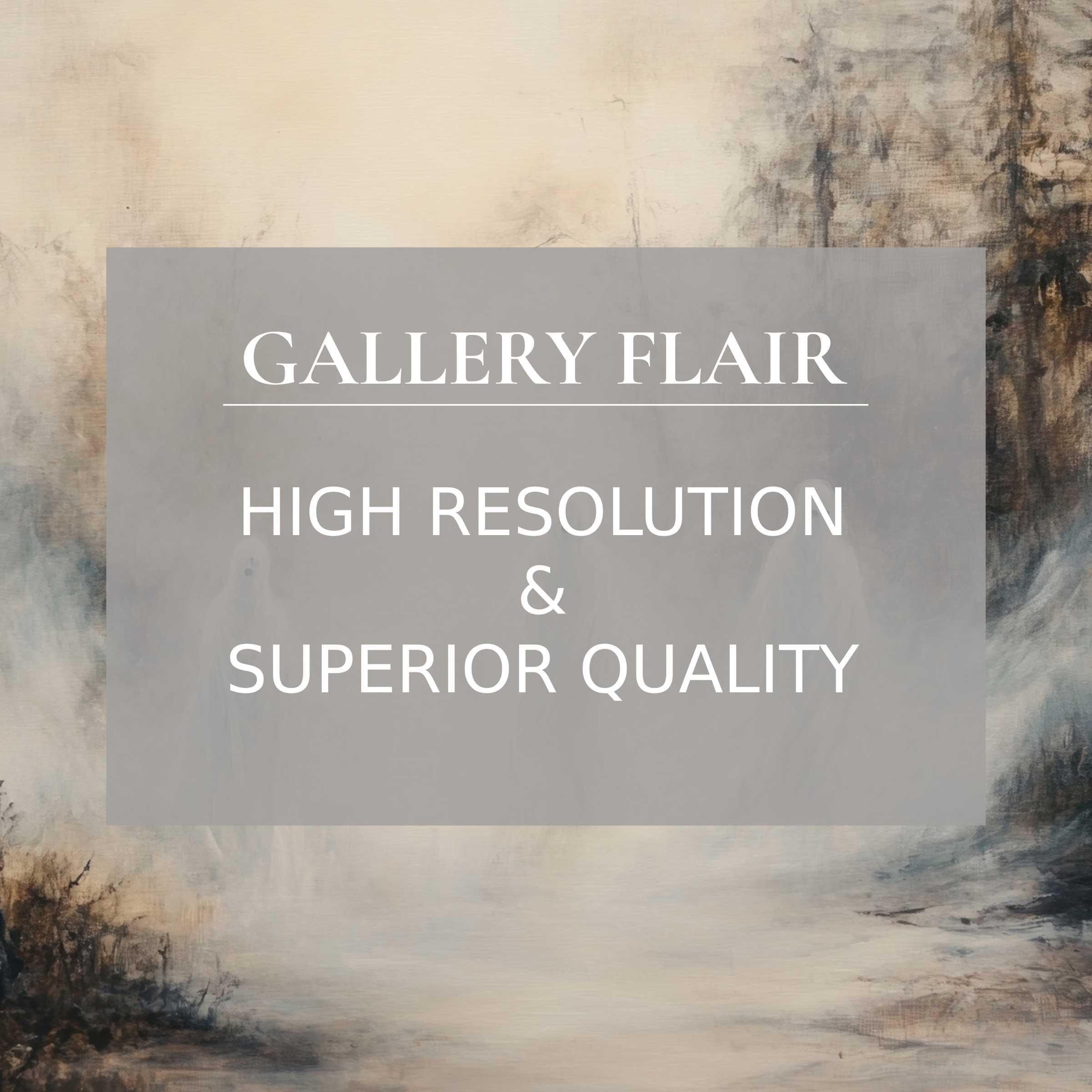 Tranquil abstract landscape as wallpaper for Mac and PC enhances home office with curated elegance and easy digital download