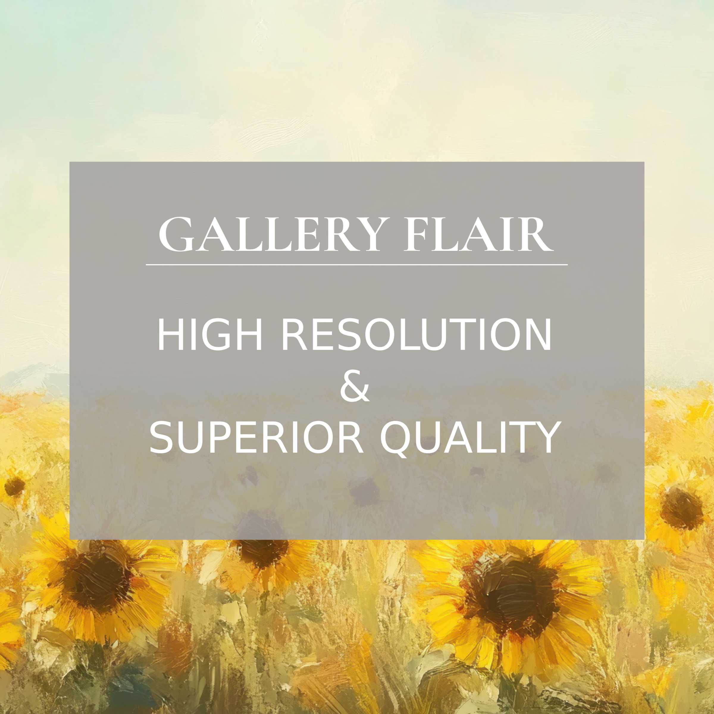 Sunlit sunflower field painting iPad wallpaper offers a serene tablet background with high-resolution digital download for elegant style
