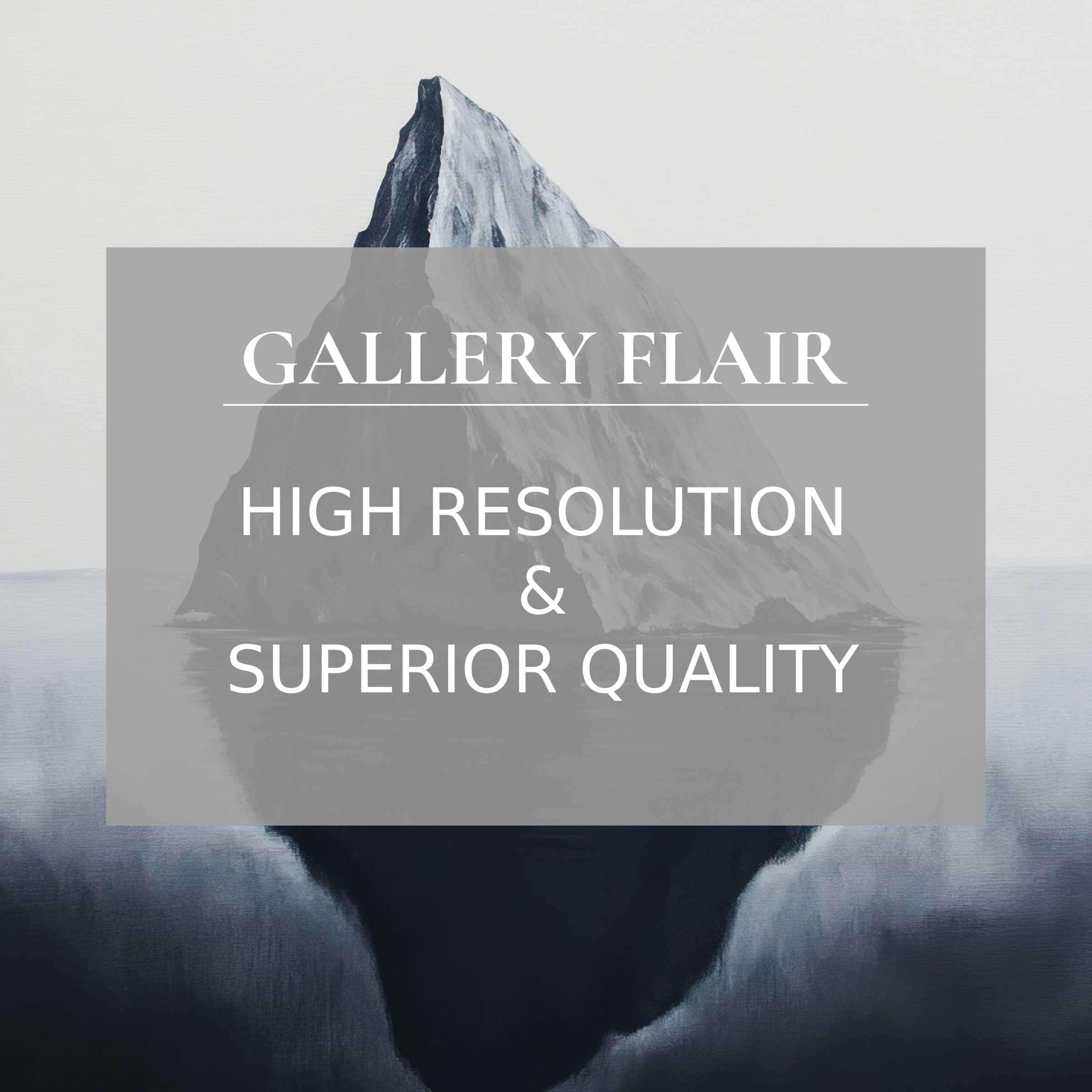 Serene iceberg design iPad wallpaper in high-resolution digital download offers tranquility and elegance as a curated tablet background