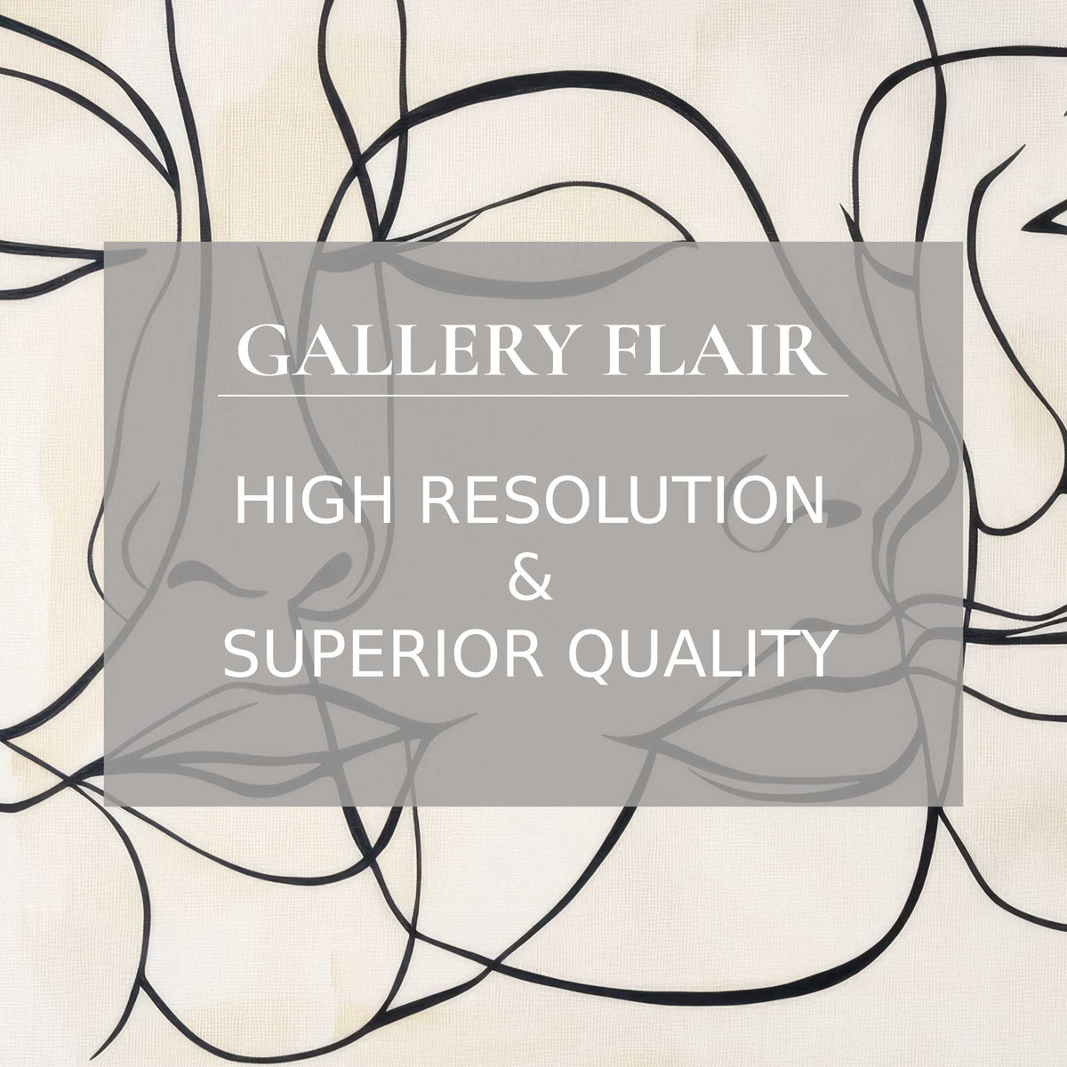 Elegant line art wallpaper for Mac and PC, a digital download enhancing mindfulness in curated home office and workspace environments