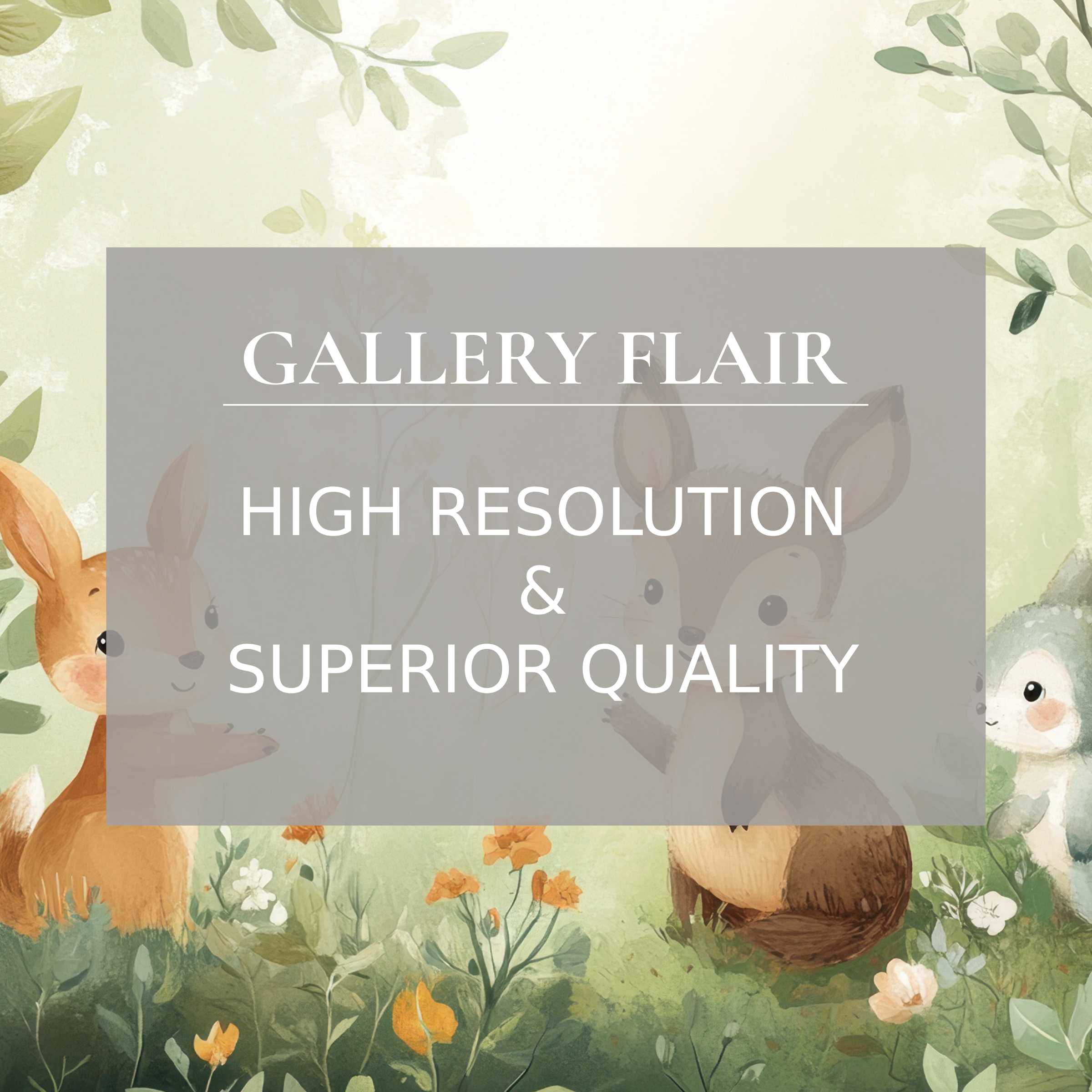 Charming forest animals in gentle watercolor tones create an inspiring iPad wallpaper, high-resolution digital download for tablets