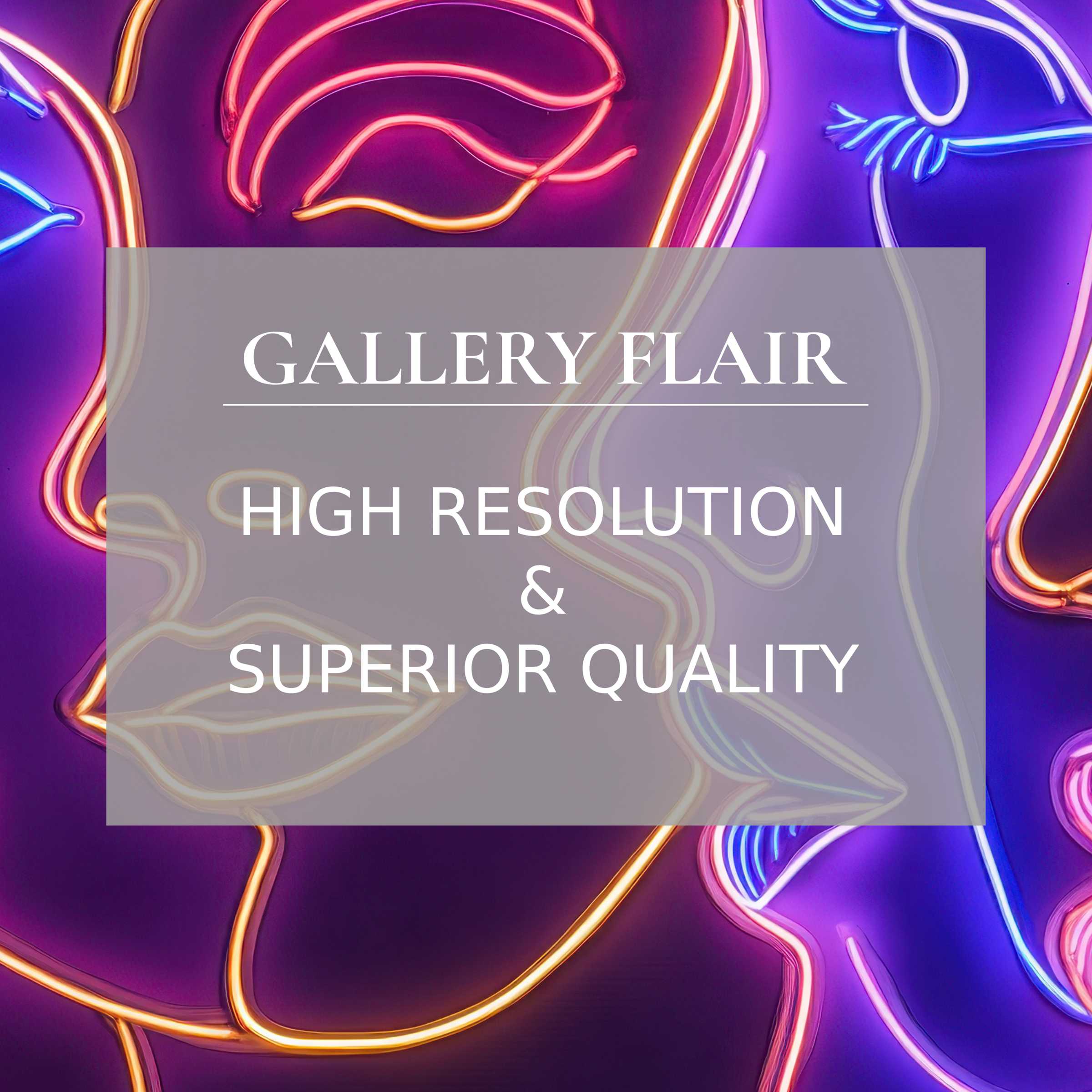 Vibrant neon art wallpaper for Mac and PC digital download inspires elegance and calm fits workspace with curated high-resolution design