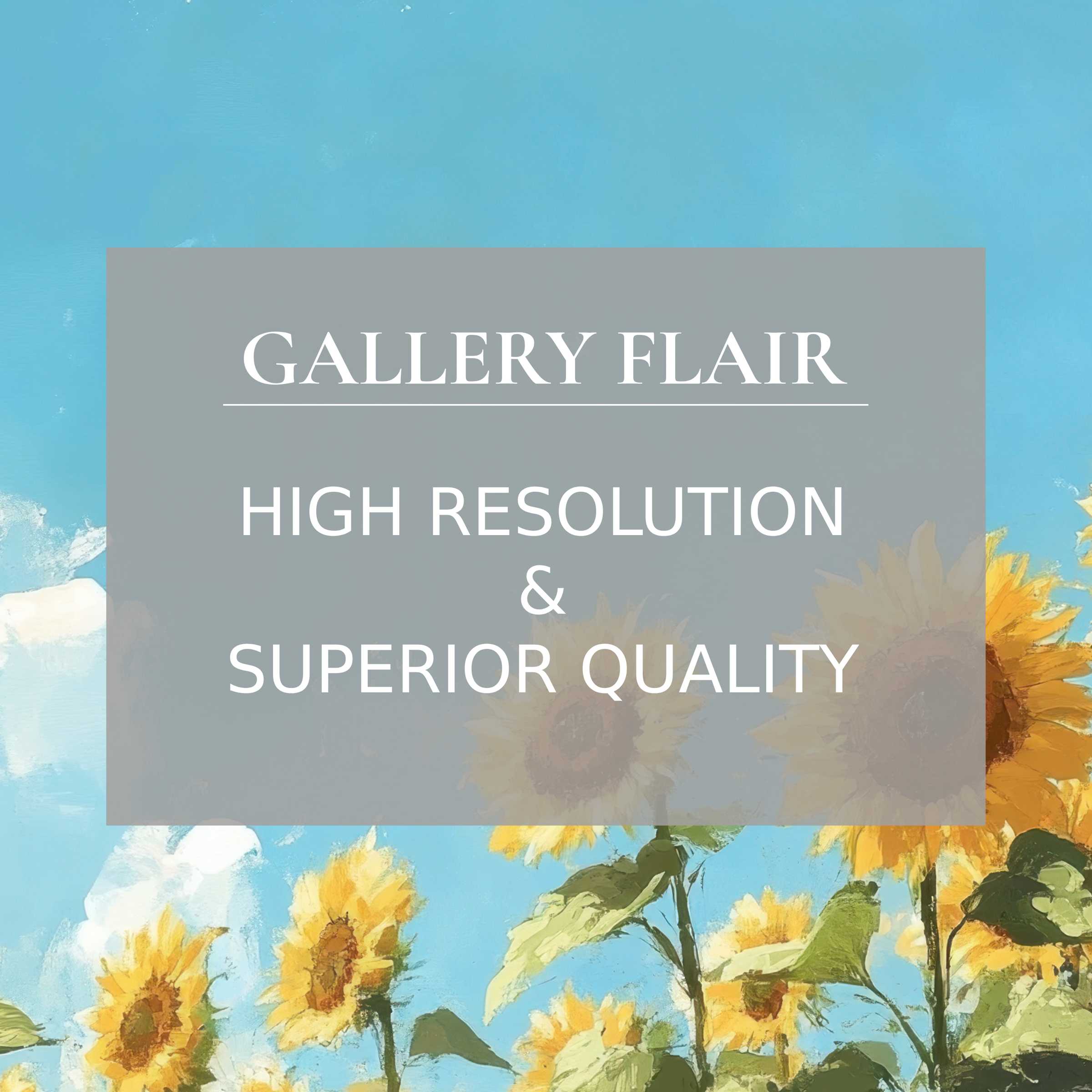 Elegant high-resolution wallpaper for Mac and PC, digital download features serene sunflower art for inspiring home office spaces