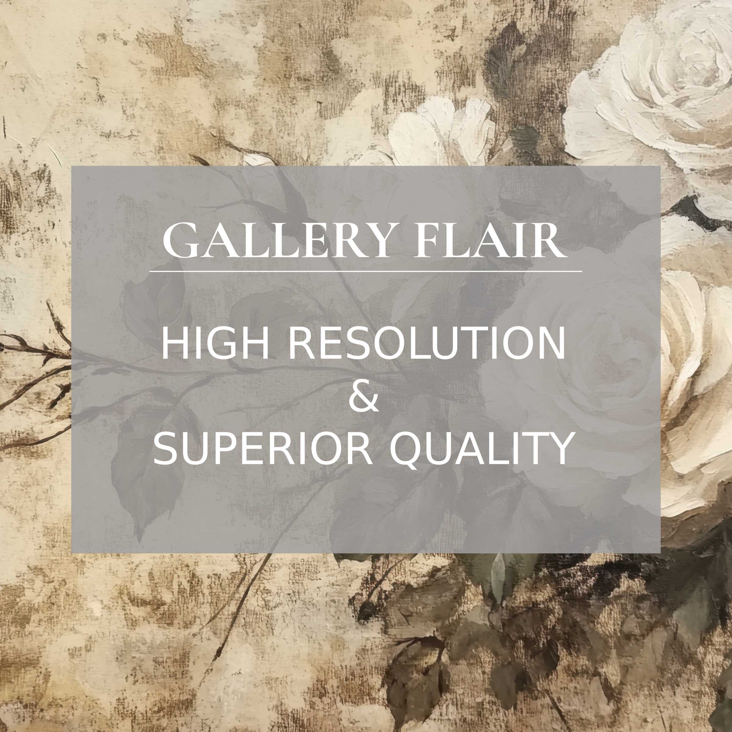 Elegant high-resolution iPad wallpaper featuring vintage floral art, offering a calming aesthetic for tablet backgrounds, easy digital download