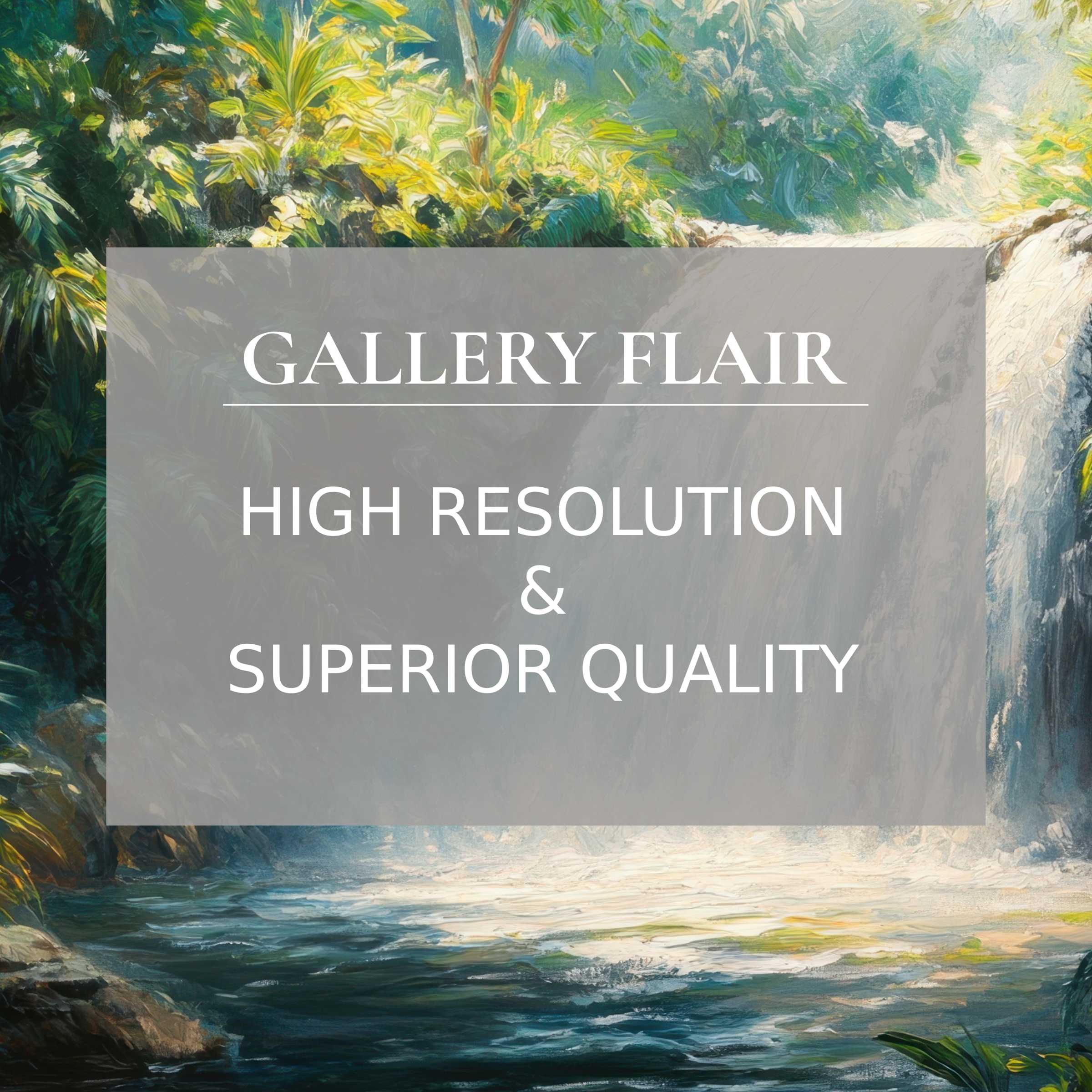 Lush greenery and tranquil waterfall iPad wallpaper available as a high-resolution digital download, ideal for tablet backgrounds