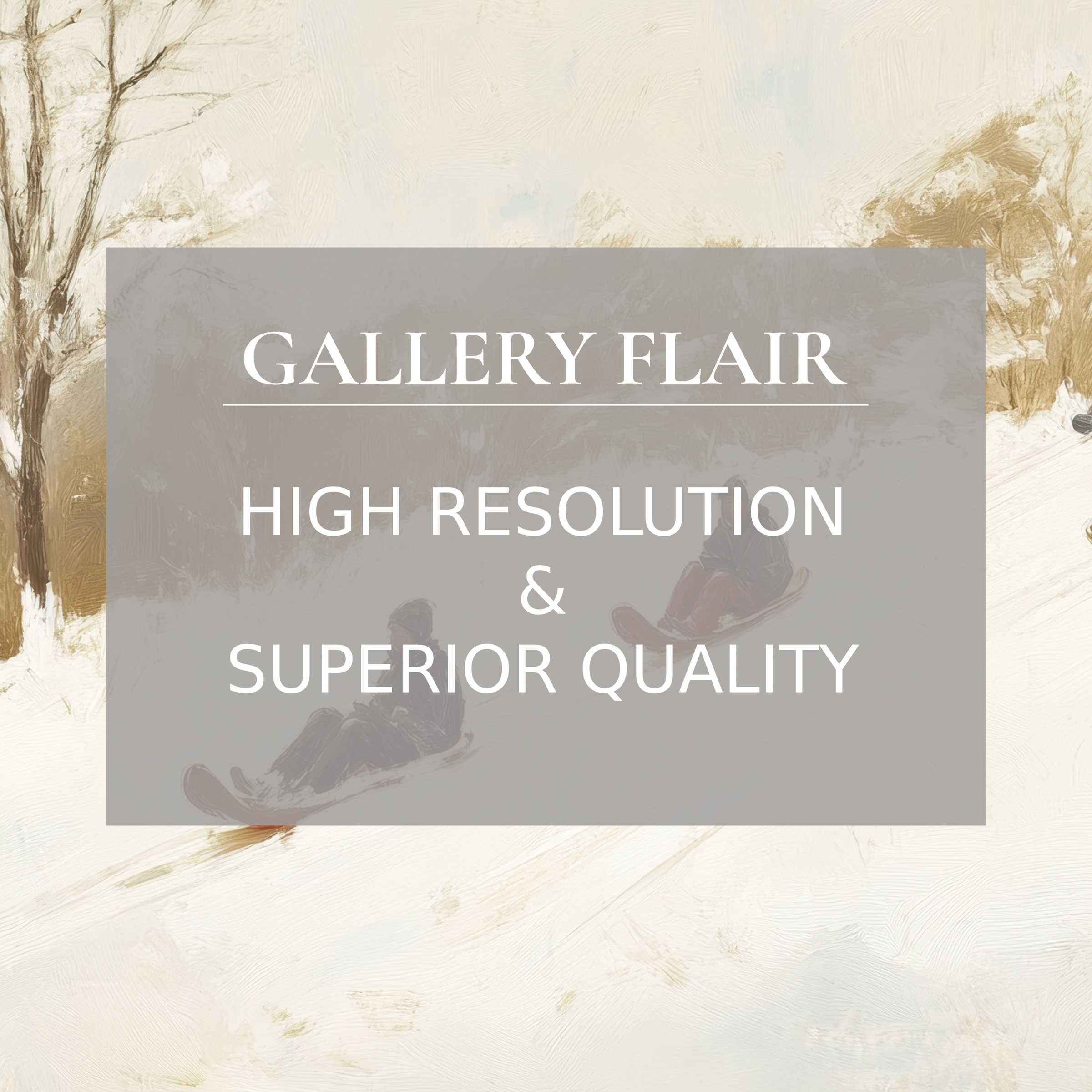 Calming winter landscape digital download wallpaper for Mac and PC, high-resolution art for an elegant, inspiring workspace ambiance