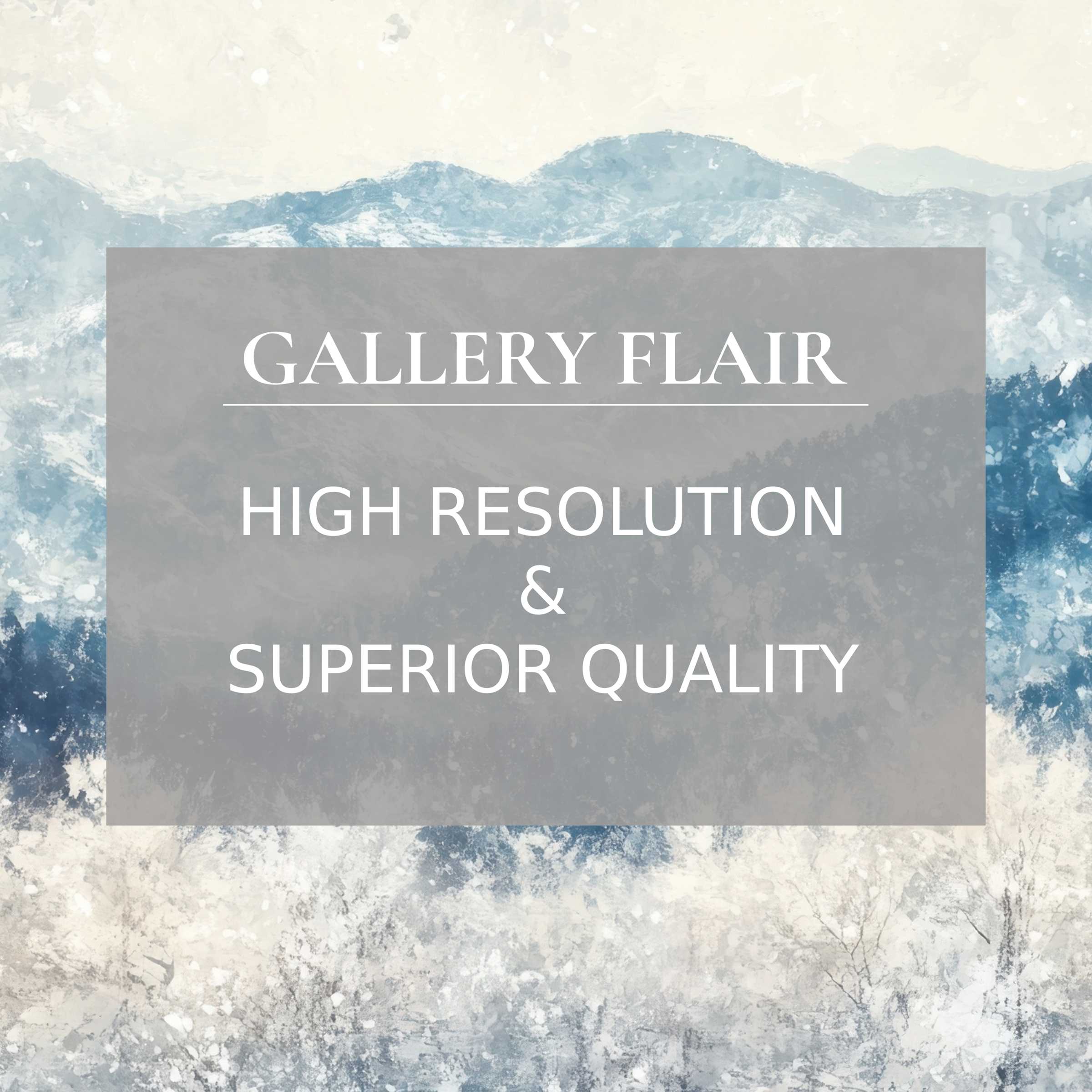 Tranquil blue mountain landscape wallpaper for Mac and PC enhances workspace calm with curated high-resolution digital download