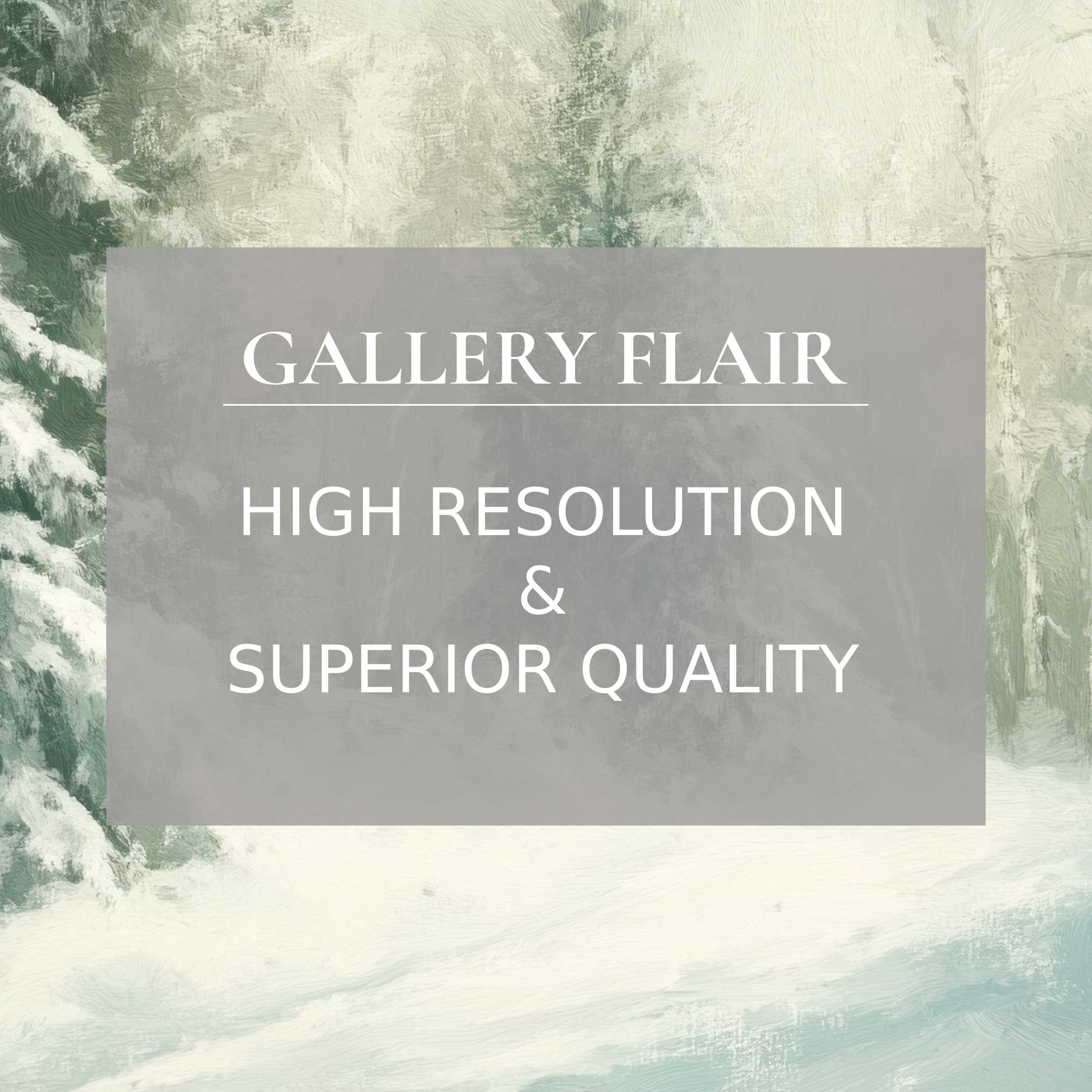 Elegant winter scene iPad wallpaper with high-resolution digital download, serene brushstroke style, perfect tablet background upgrade