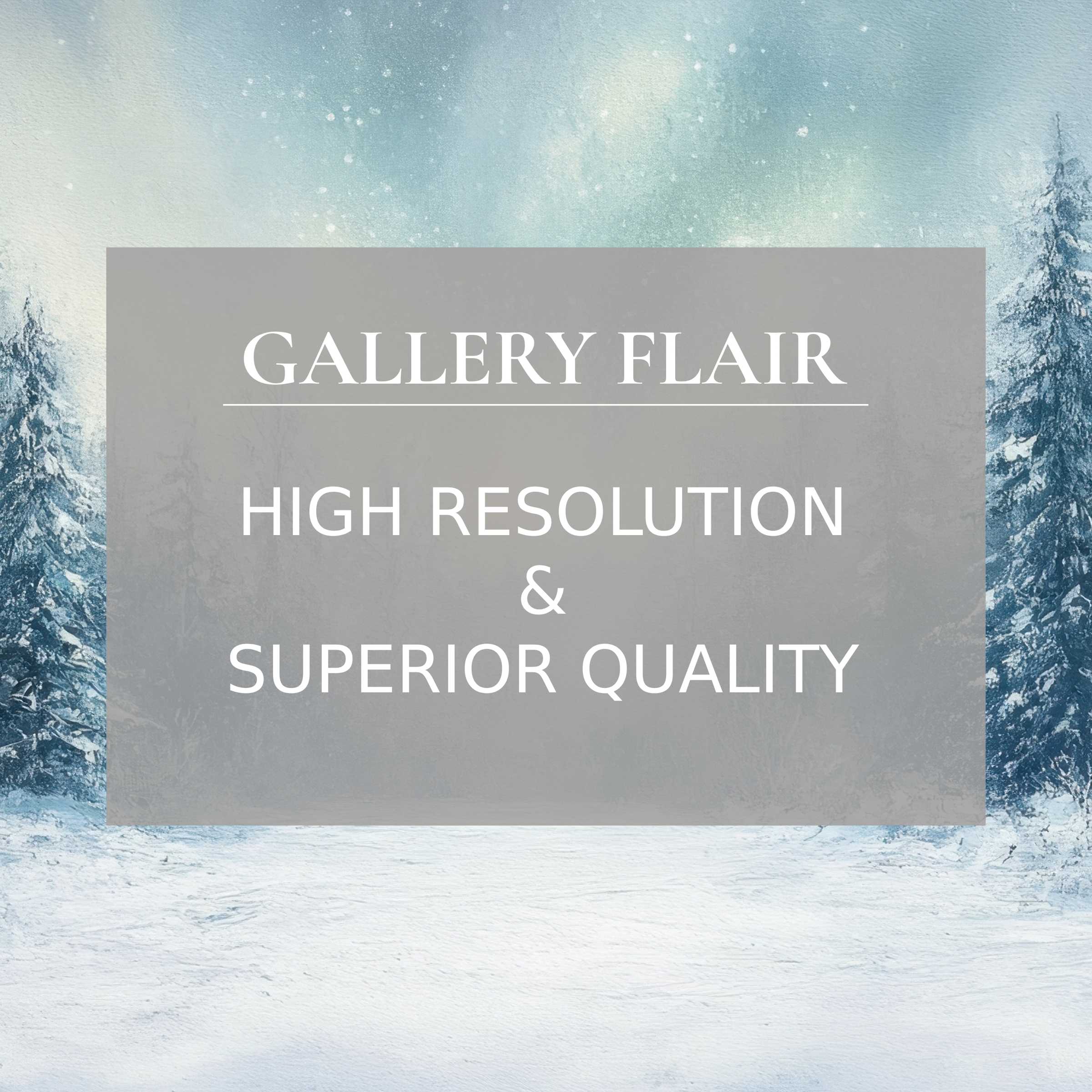 Enchanting winter landscape iPad wallpaper offers a high-resolution digital download, ideal for curated tablet backgrounds and tranquility