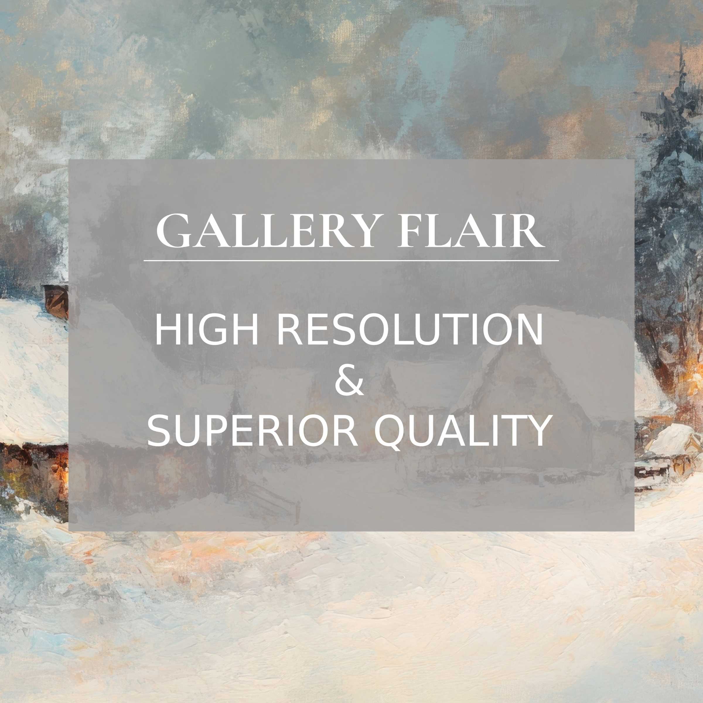Elegant winter scene iPad wallpaper for digital download, featuring high-resolution curated art as a calming tablet background