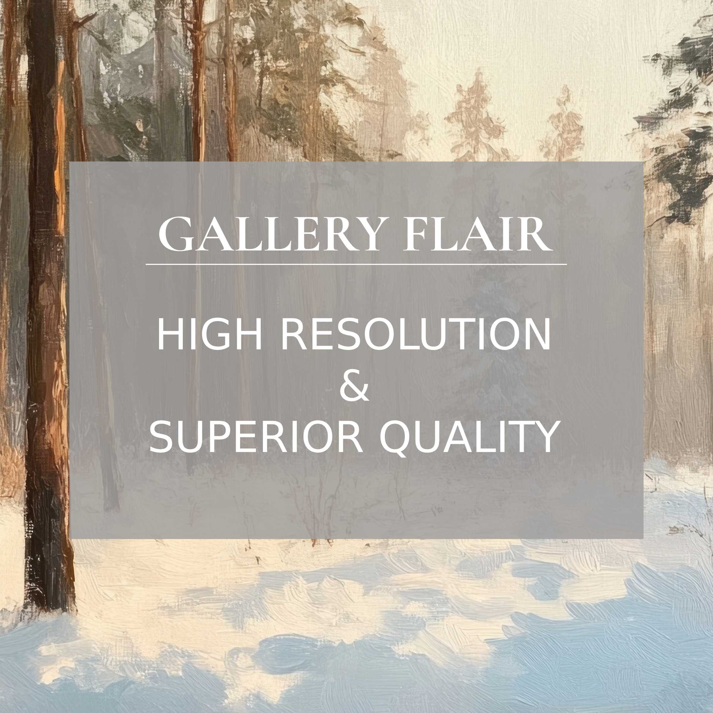 Elegant iPad wallpaper with serene forest painting, high-resolution digital download for curated and sustainable tablet background